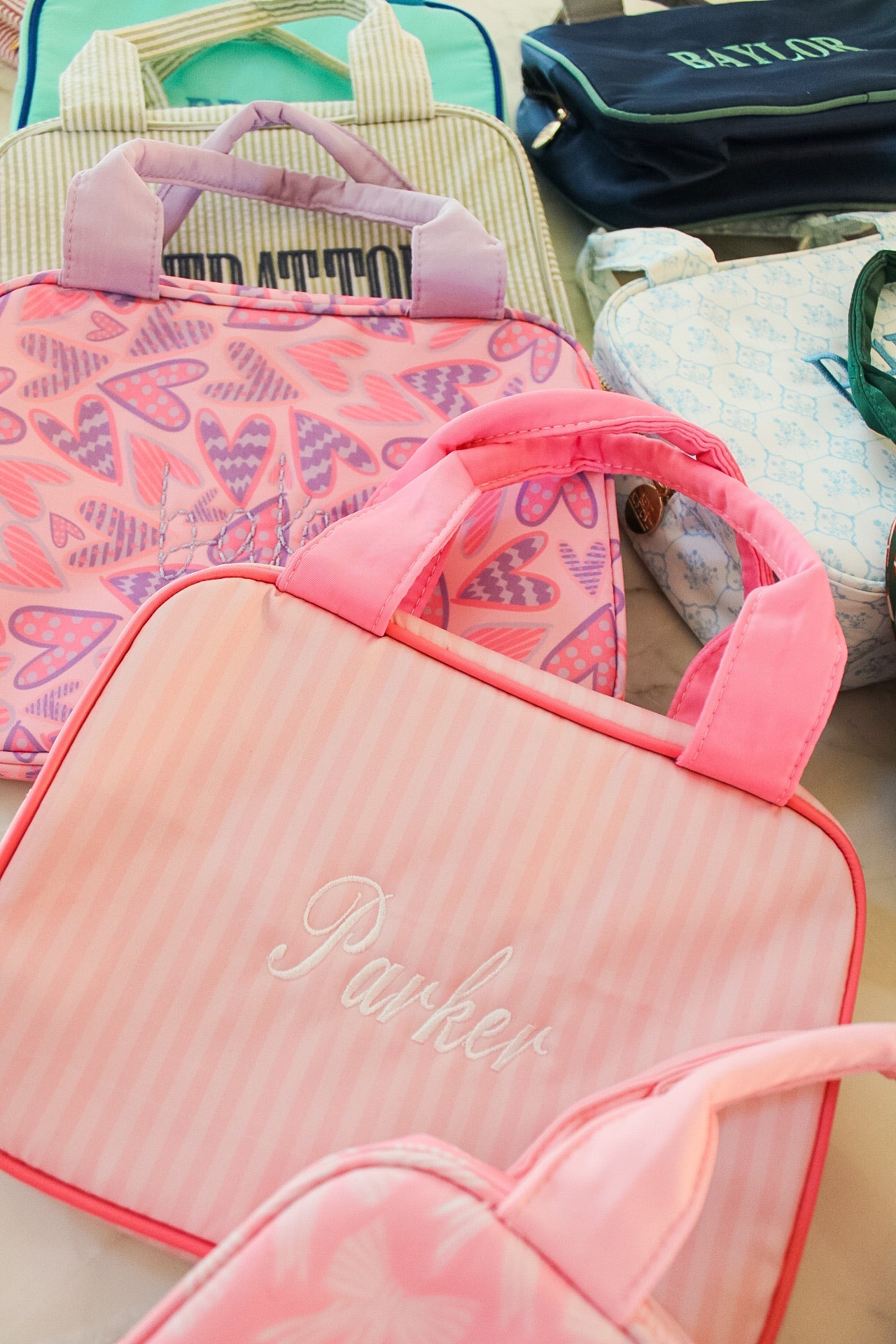 KenzKustomz Pink Stripe Backpack