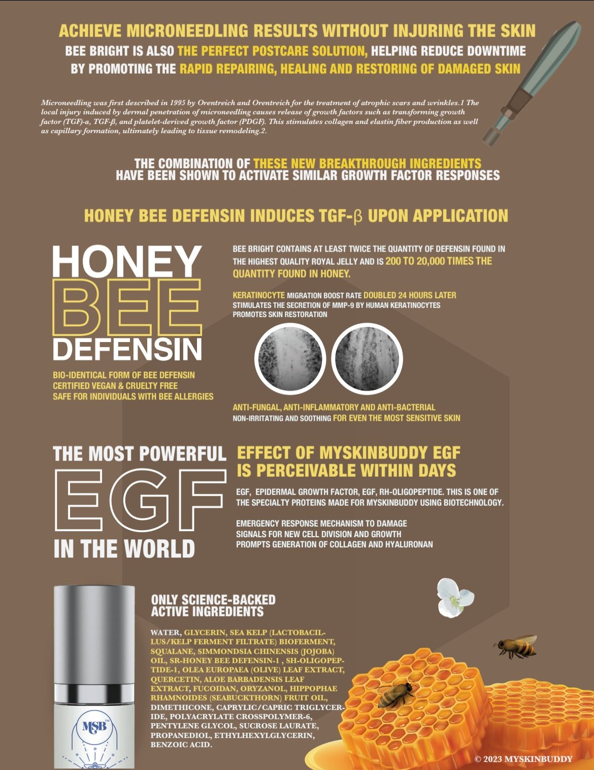 MYSKINBUDDY Bee Bright All Day Serum