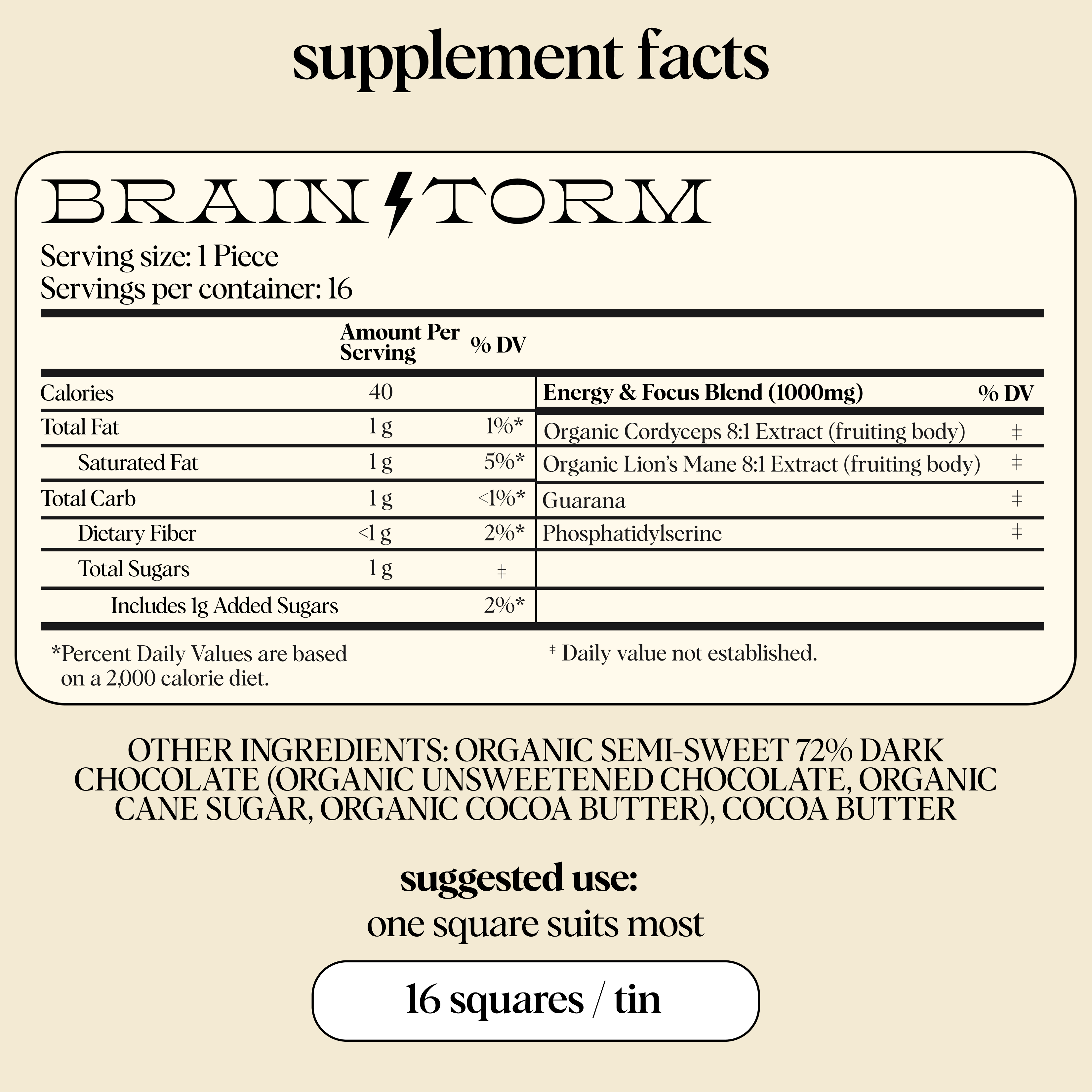 Brainstorm Single Tin