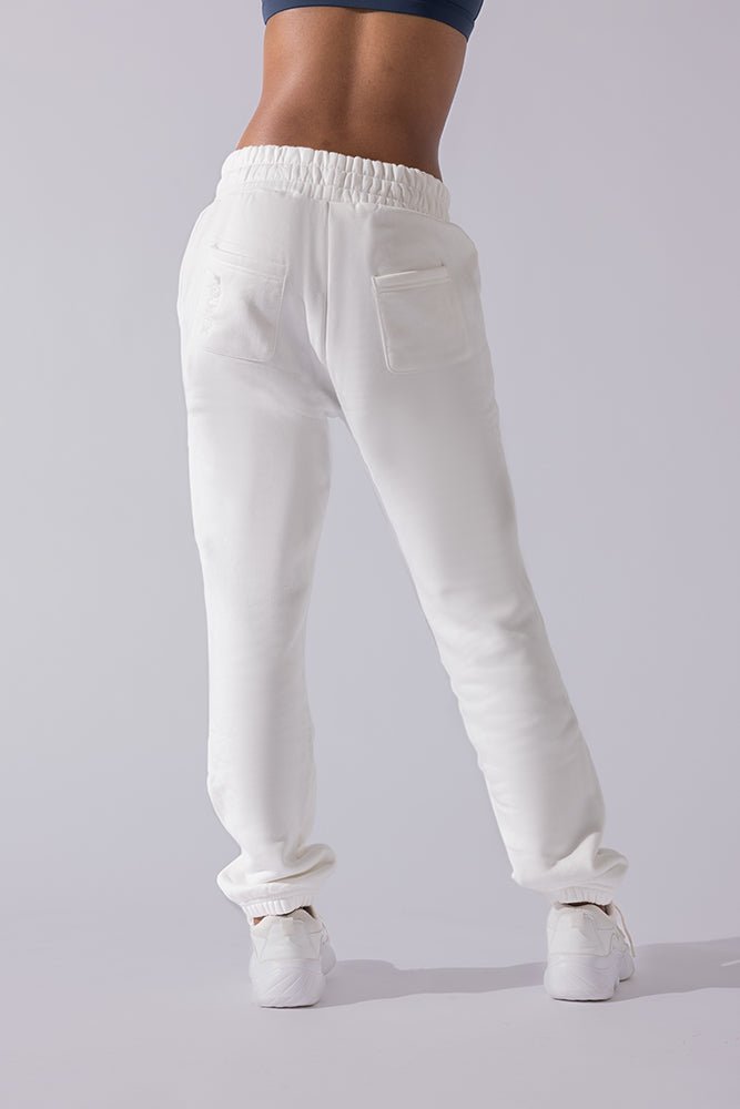 POPFLEX® Cloud Rollover Sweatpant - White