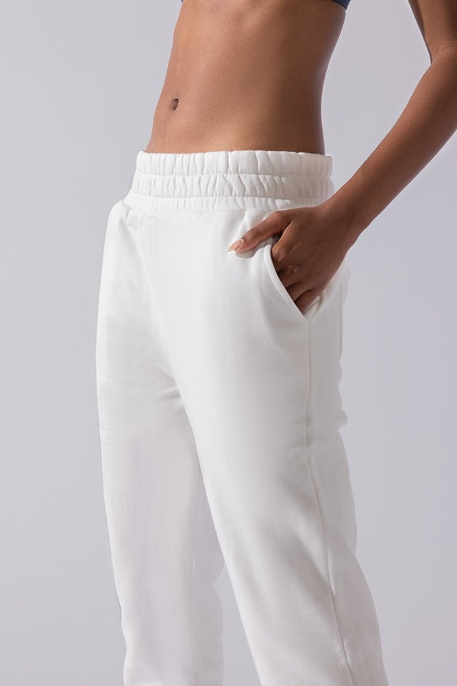 POPFLEX® Cloud Rollover Sweatpant - White