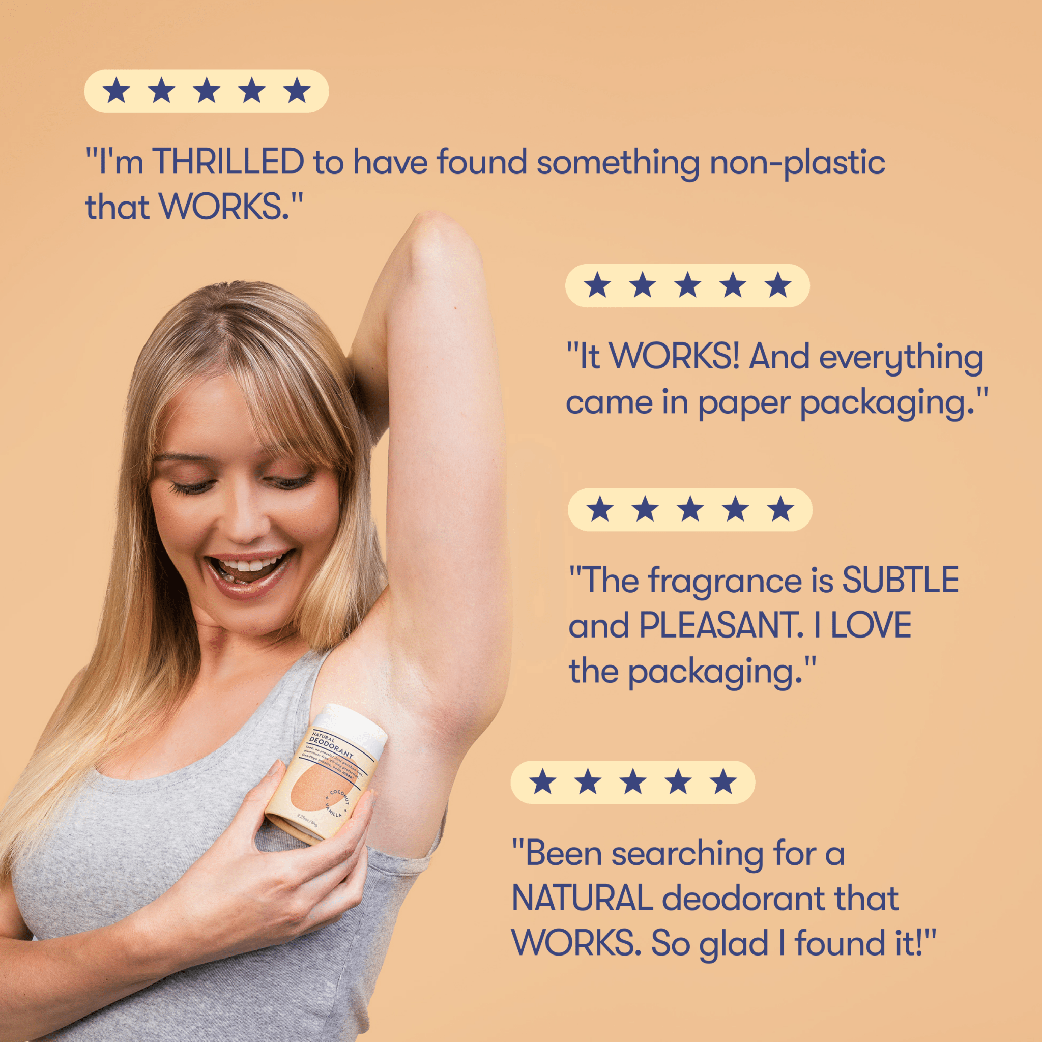 HiBAR Plastic - Free Deodorant