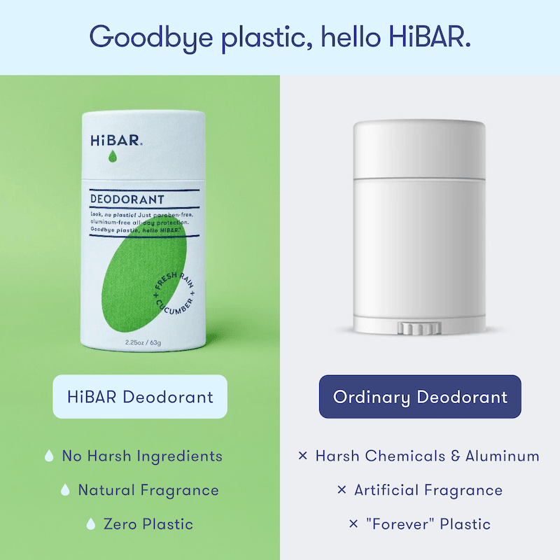 HiBAR Plastic - Free Deodorant
