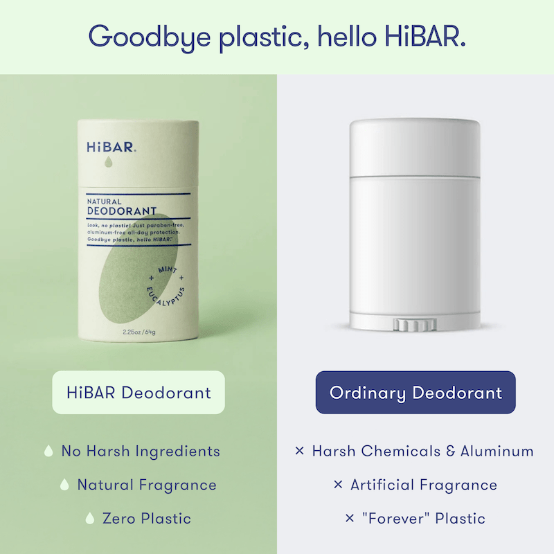 HiBAR Plastic - Free Deodorant