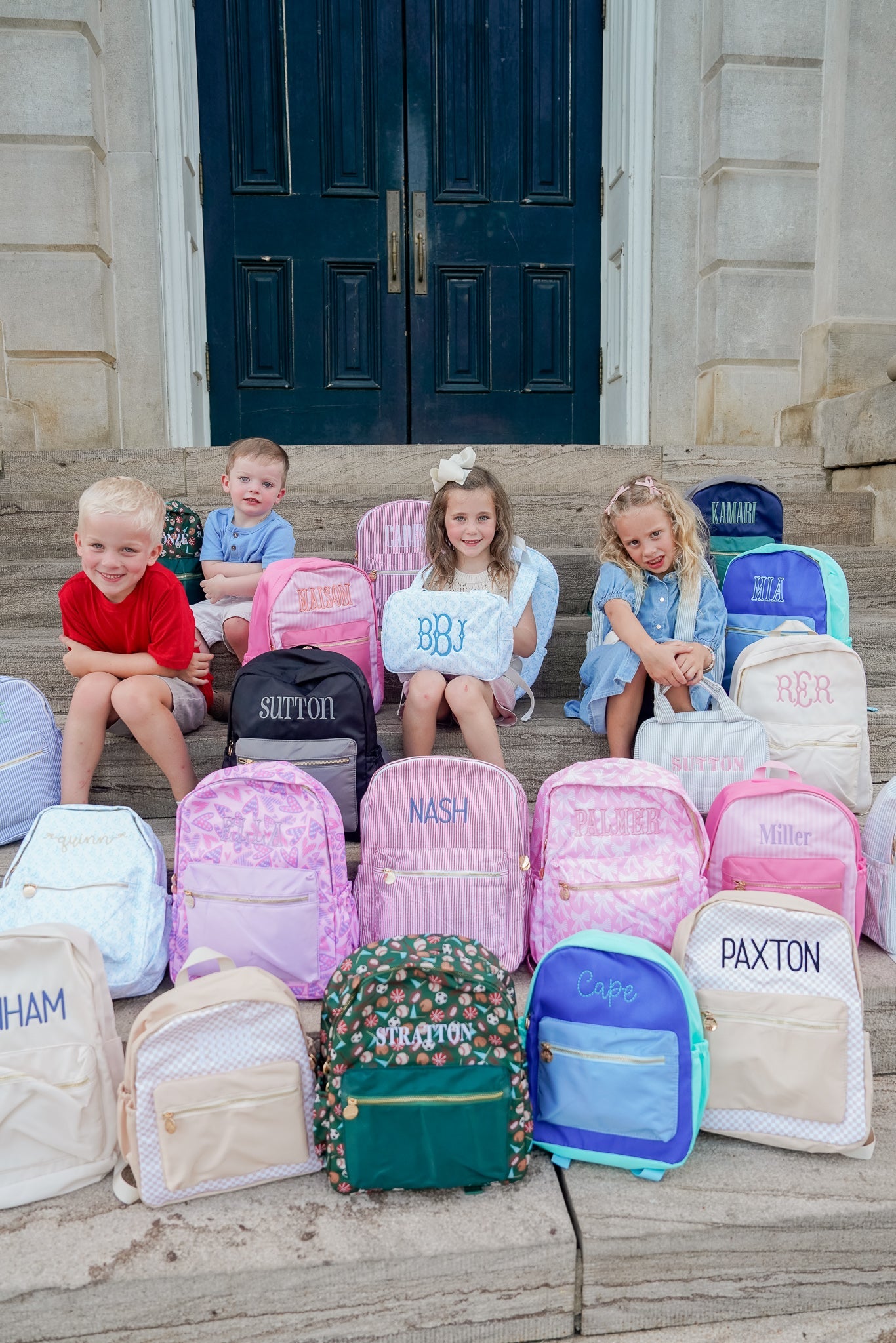Black + Grey Colorblock Backpack