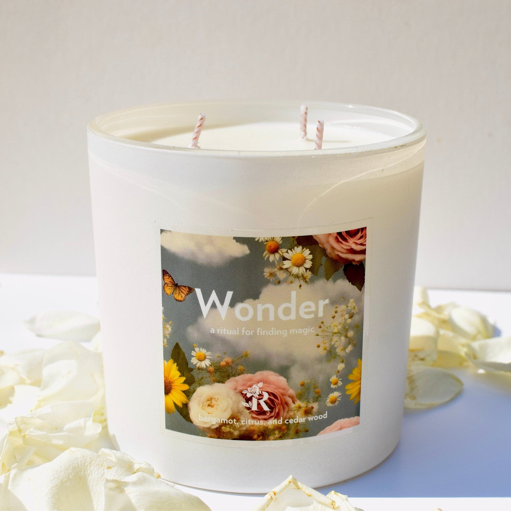 Rosebud Woman Wonder Three Wick Ritual Candle (Limited Edition)