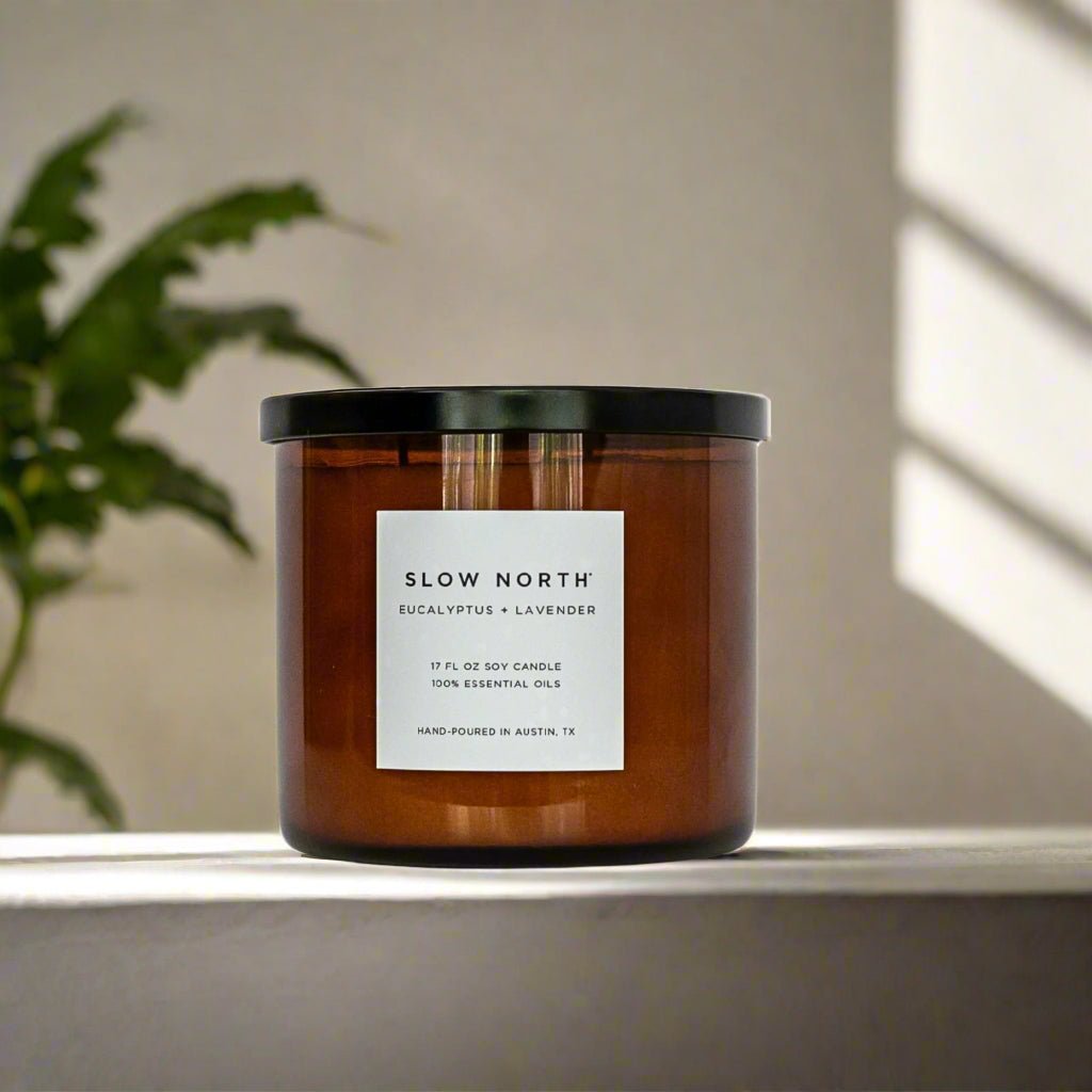 Slow North Eucalyptus + Lavender - Signature 3 - Wick Candle