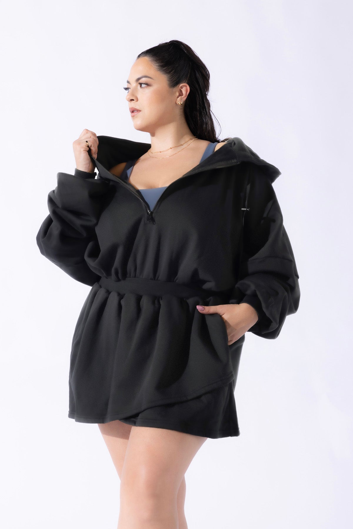 POPFLEX® Game Day Dress - Black