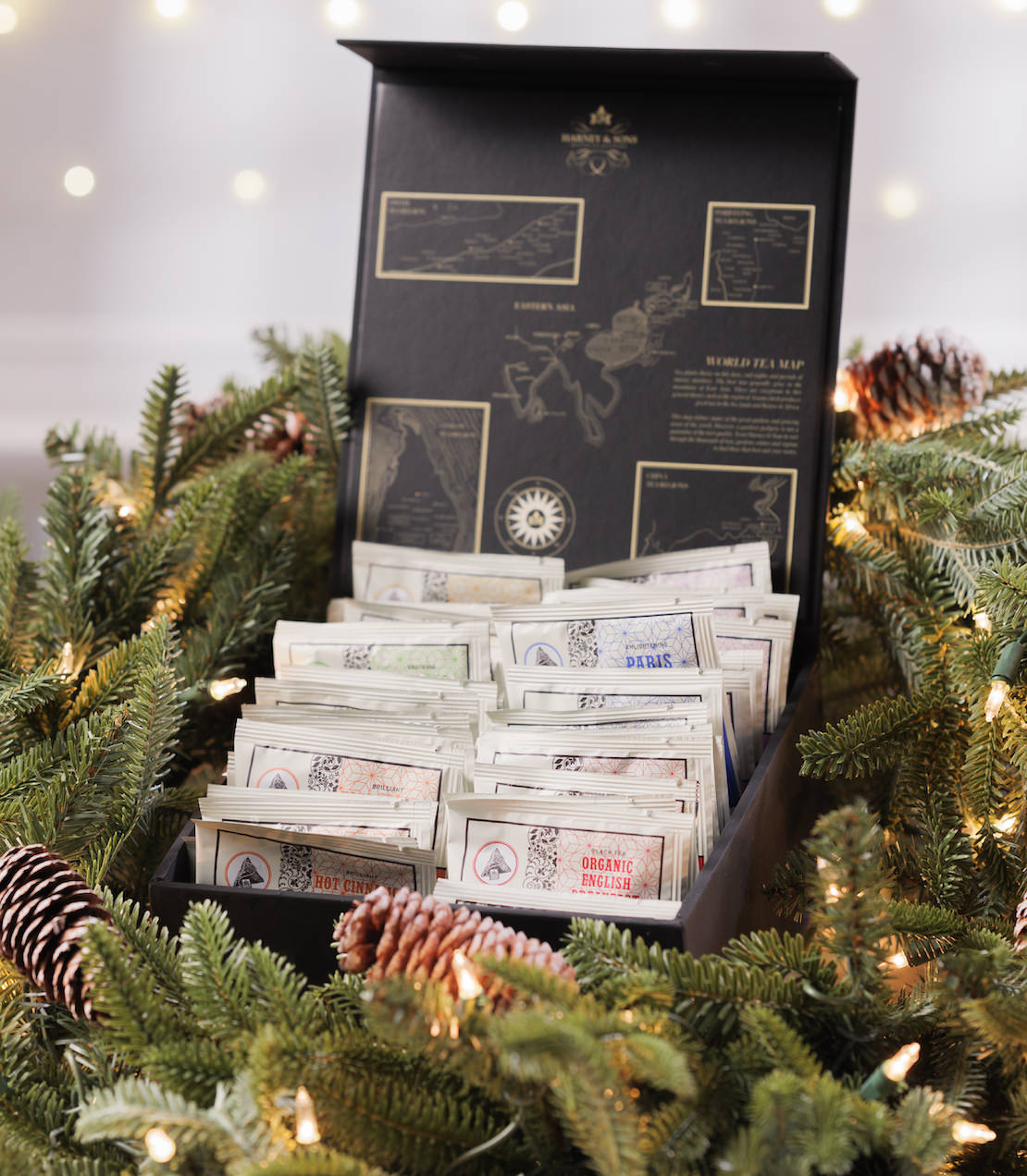 Harney Heritage – Caja de té en bolsitas envueltas