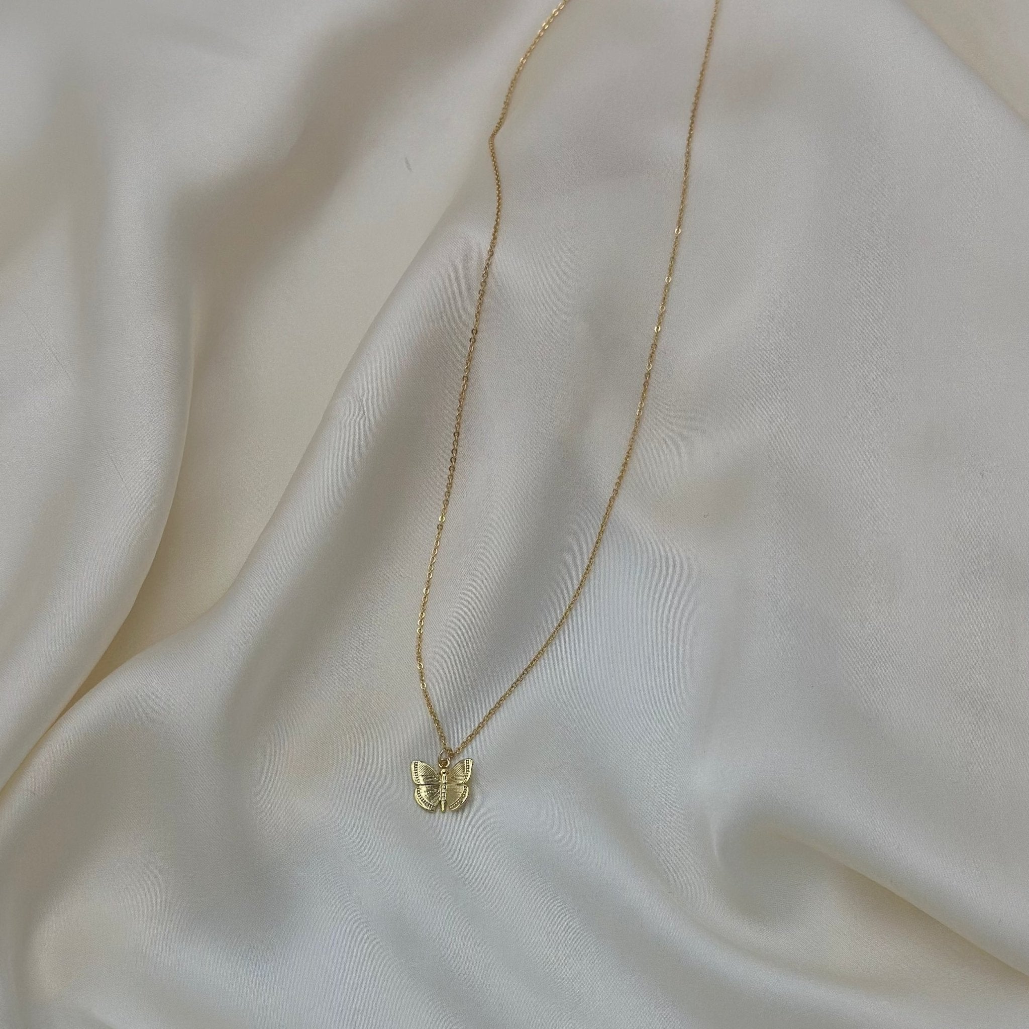 Rand Designs Mini Monarch Butterfly Necklace