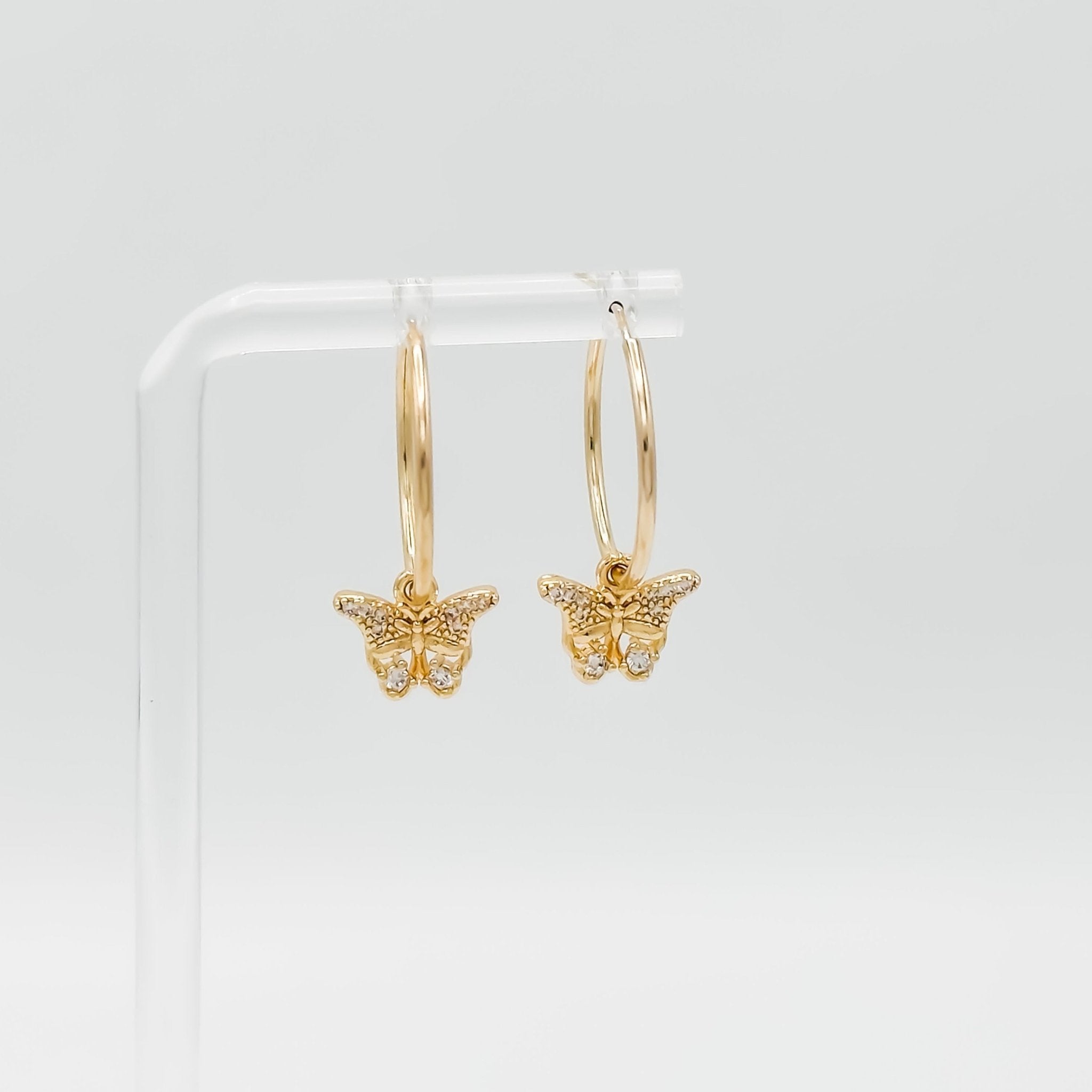 Rand Designs Delia Charm Hoop Earring