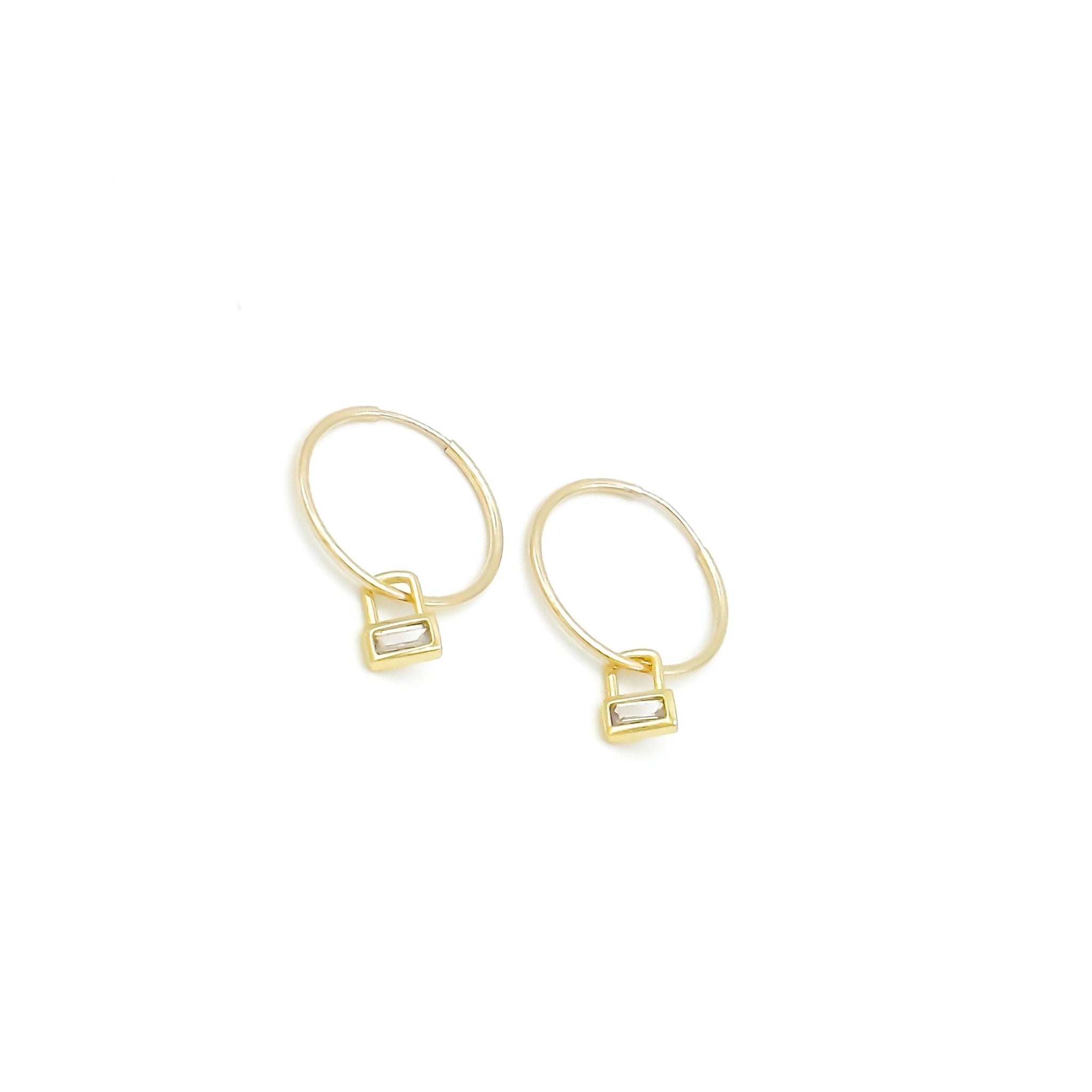 Rand Designs Hazel Charm Hoop Earring