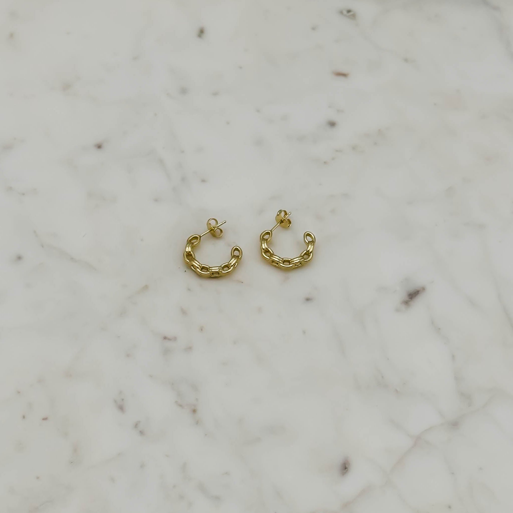 Rand Designs Sidney Chain Link Hoop Earring