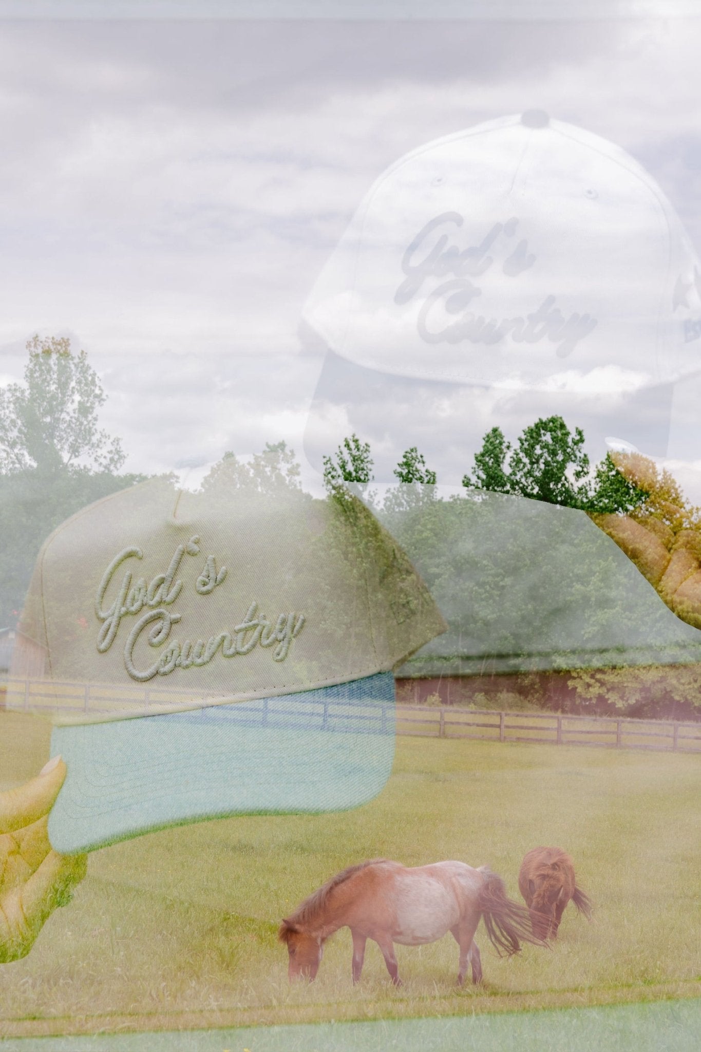 KenzKustomz God's Country - Vintage Trucker Hat