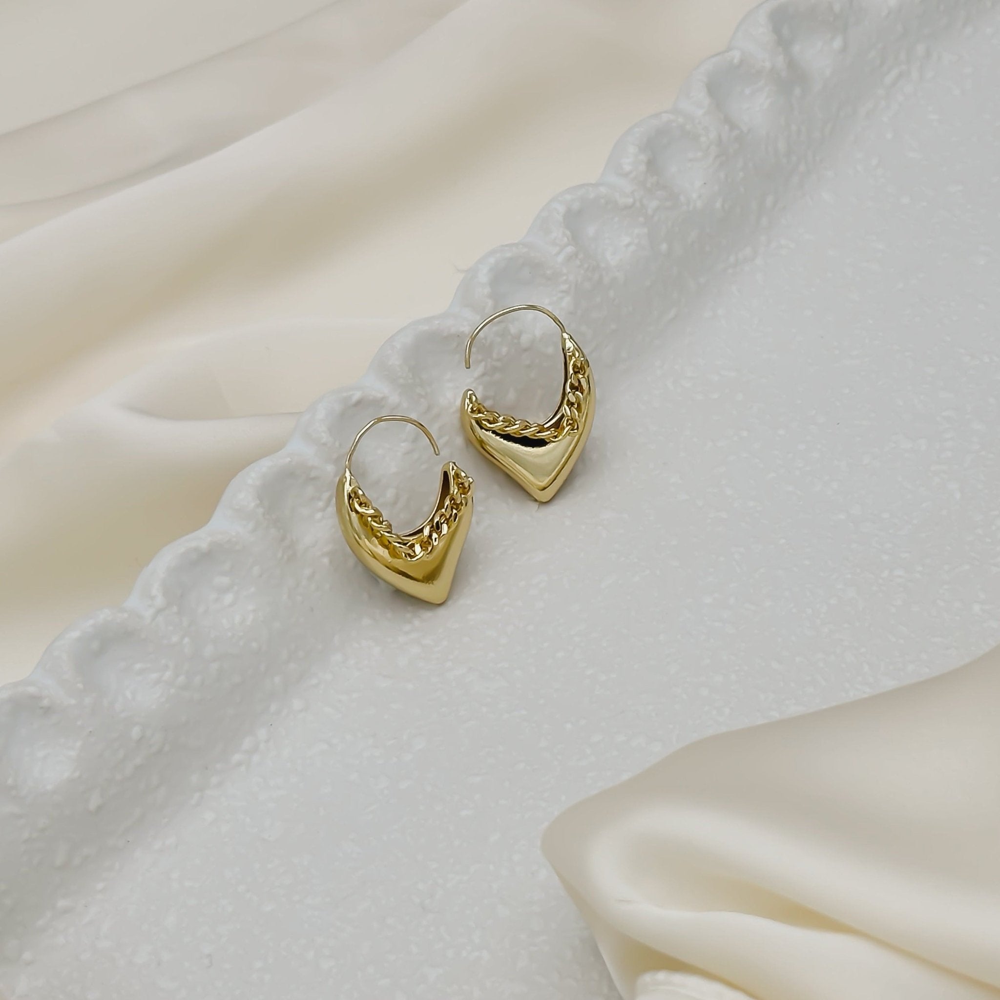 Rand Designs Alora Dome Heart Earring