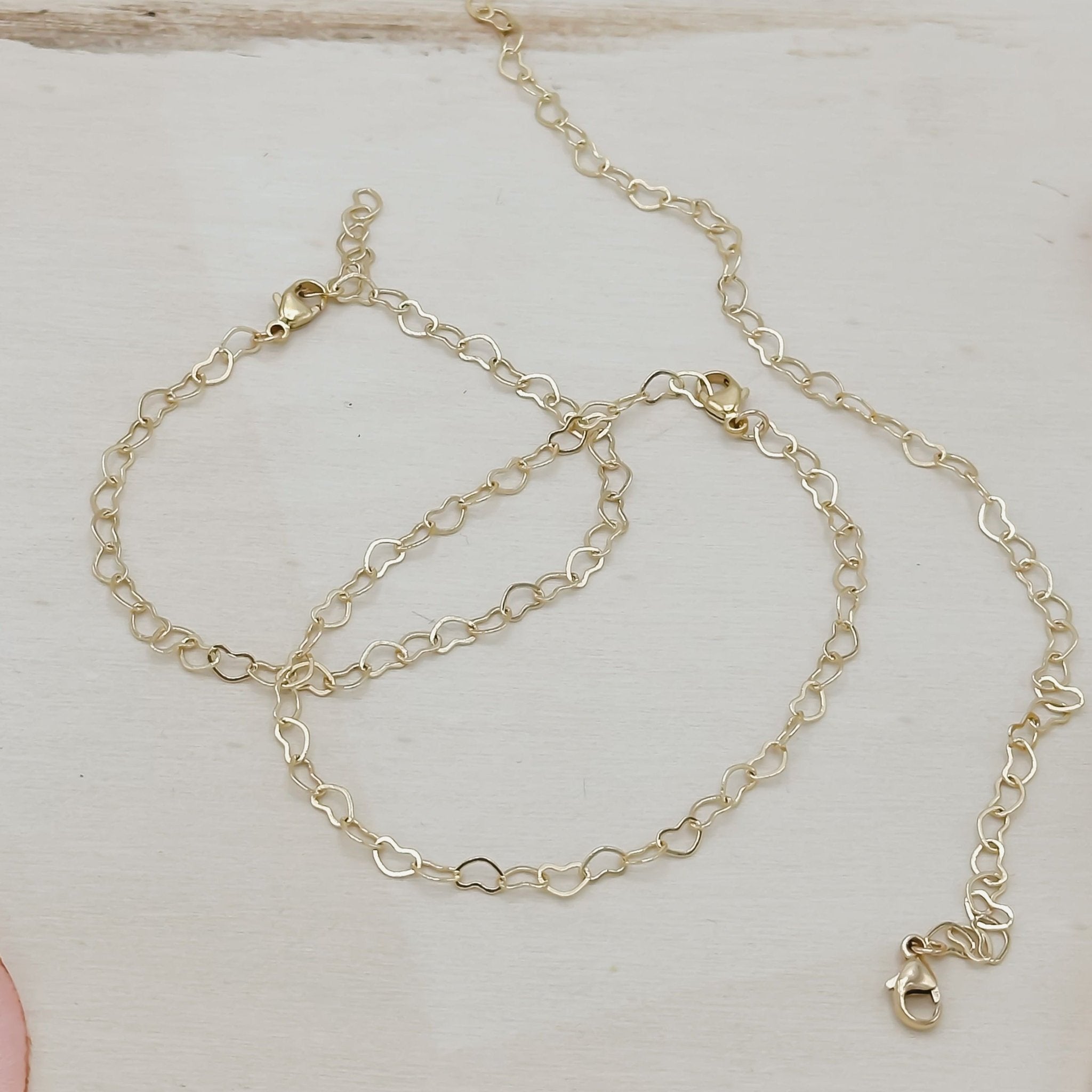 Rand Designs Heart Link Chain Bracelet