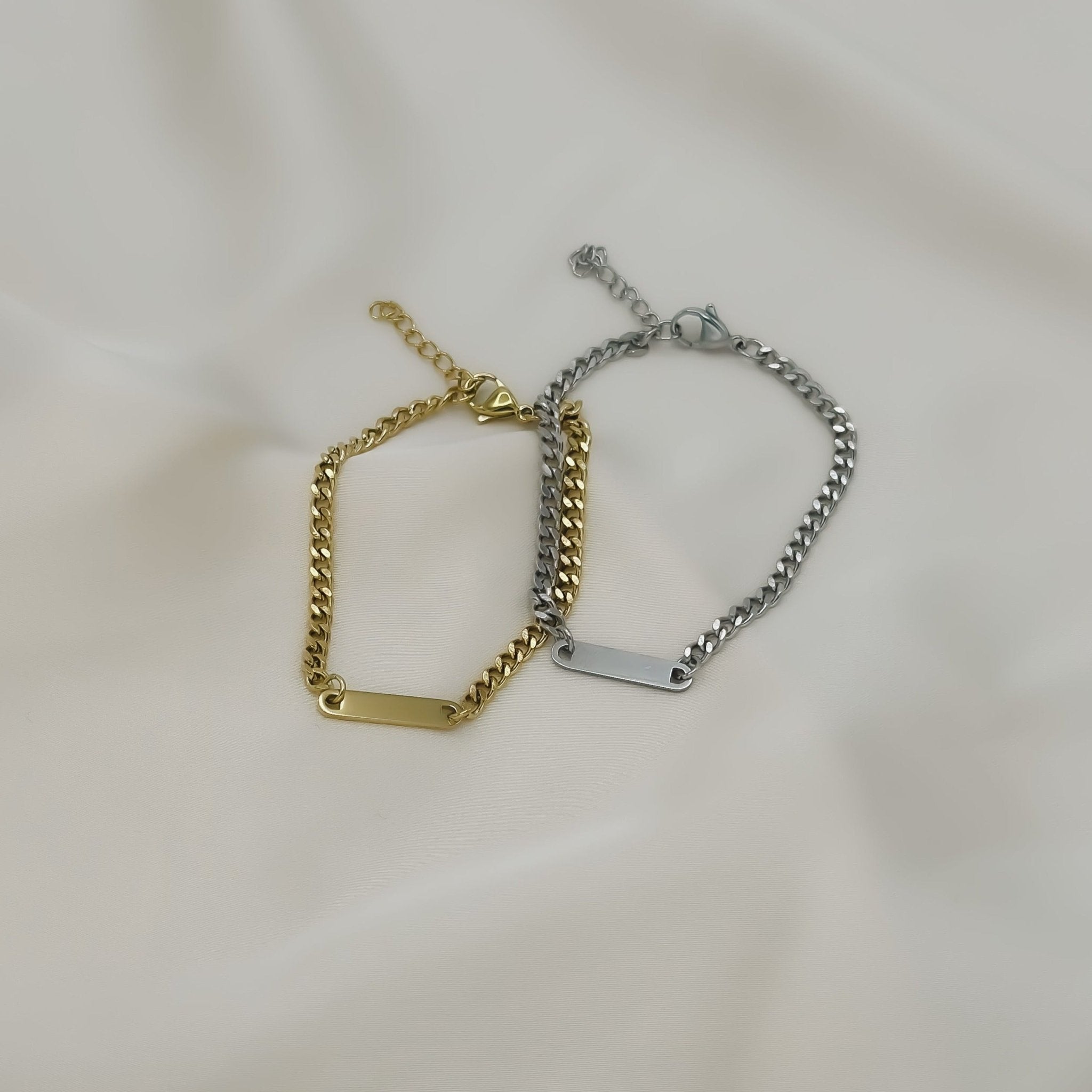 Rand Designs Custom Engraved Curb Chain Bracelet