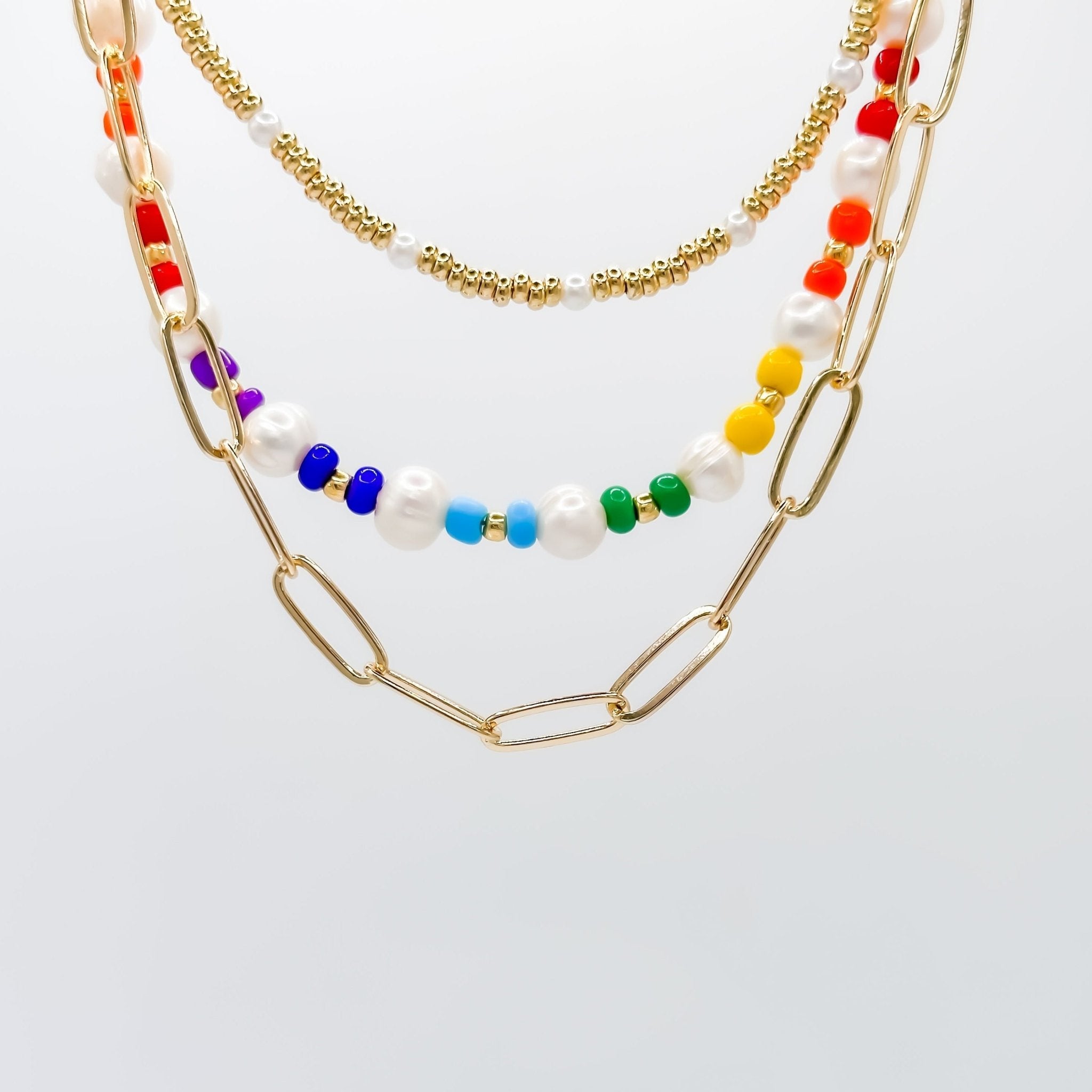 Rand Designs Aloha Pearl Beaded Necklace