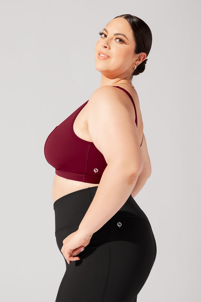 POPFLEX® Corset Bra - Crimson