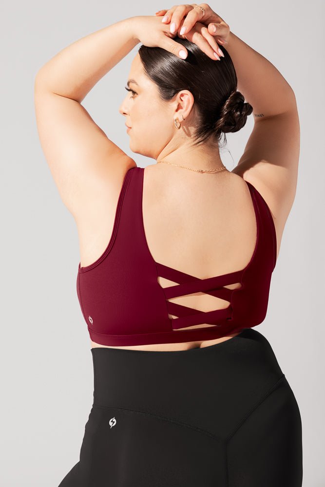 POPFLEX® Corset Bra - Crimson