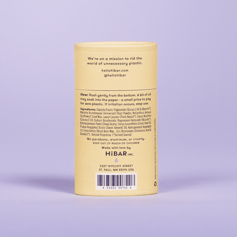 HiBAR Plastic - Free Deodorant