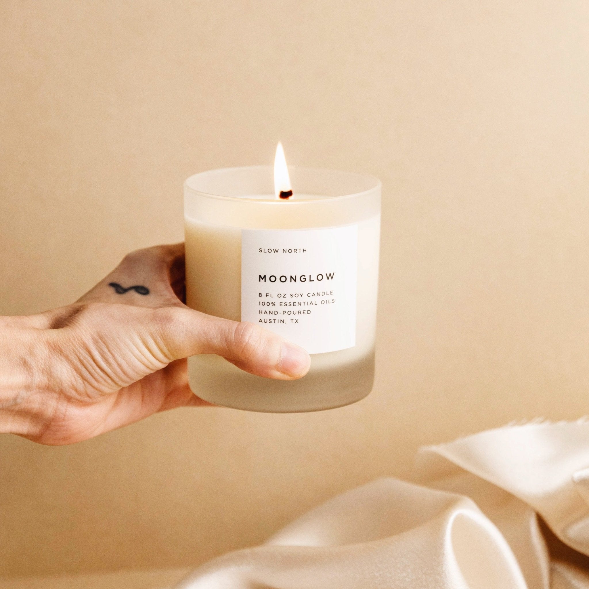 Slow North Moonglow - Signature Candle (Patchouli + Cinnamon + Black Pepper)