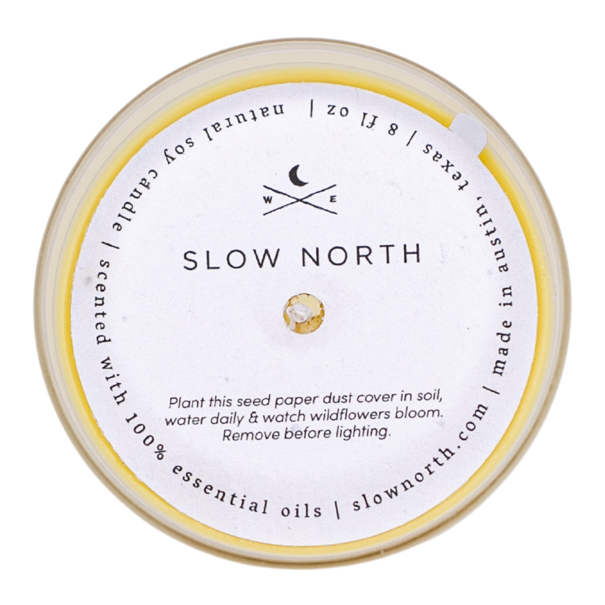 Slow North Hello Sunshine - Signature Candle (Grapefruit + Geranium + Lime)
