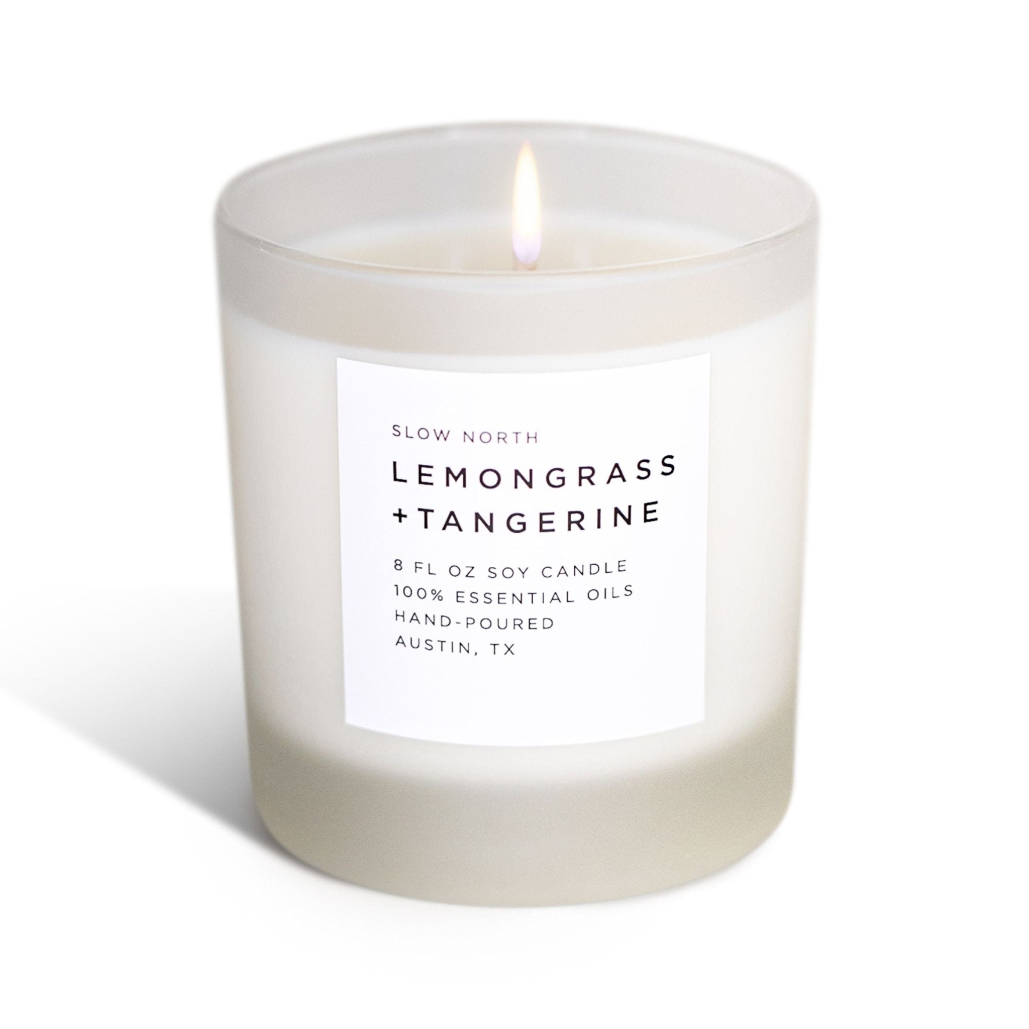 Slow North Lemongrass + Tangerine - Signature Candle