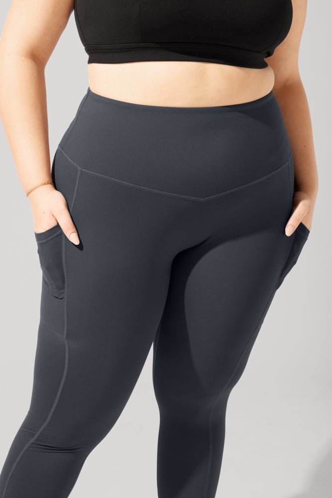 POPFLEX® Supersculpt™ Legging with Pockets - Smoky Grey