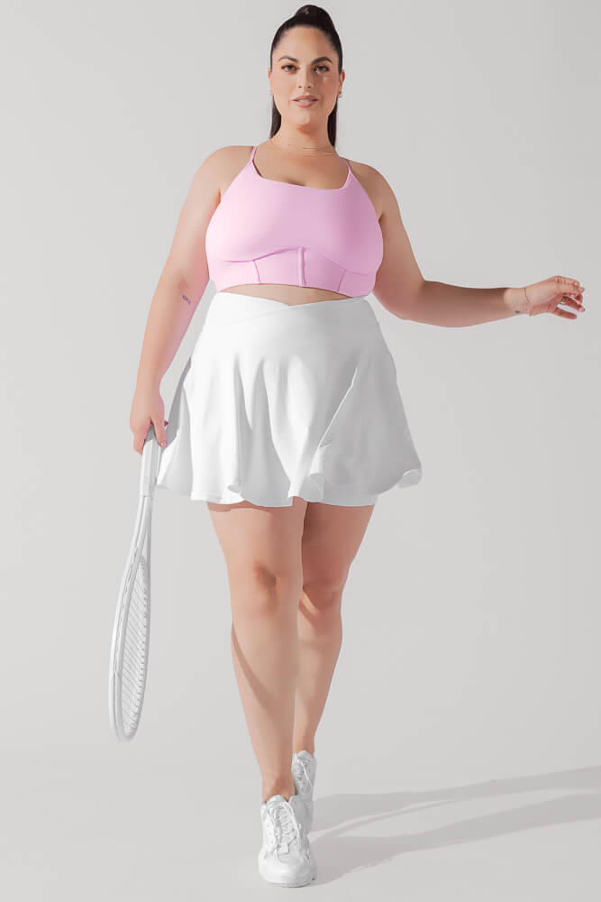 POPFLEX® Plié Corset Crop Bralette - Bubblegum
