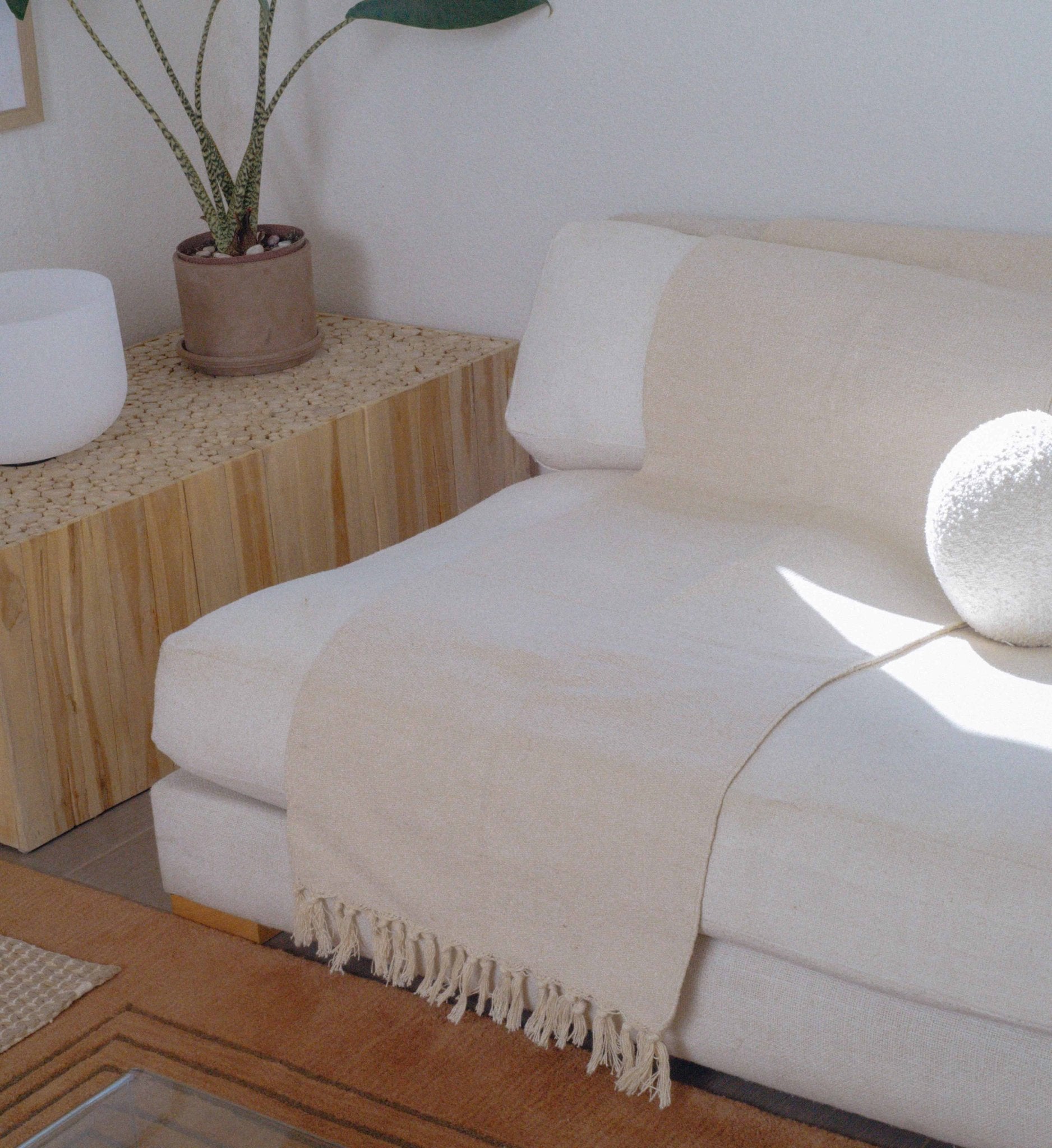 okoliving Organic Cotton Yoga Blanket - Naturally Dyed