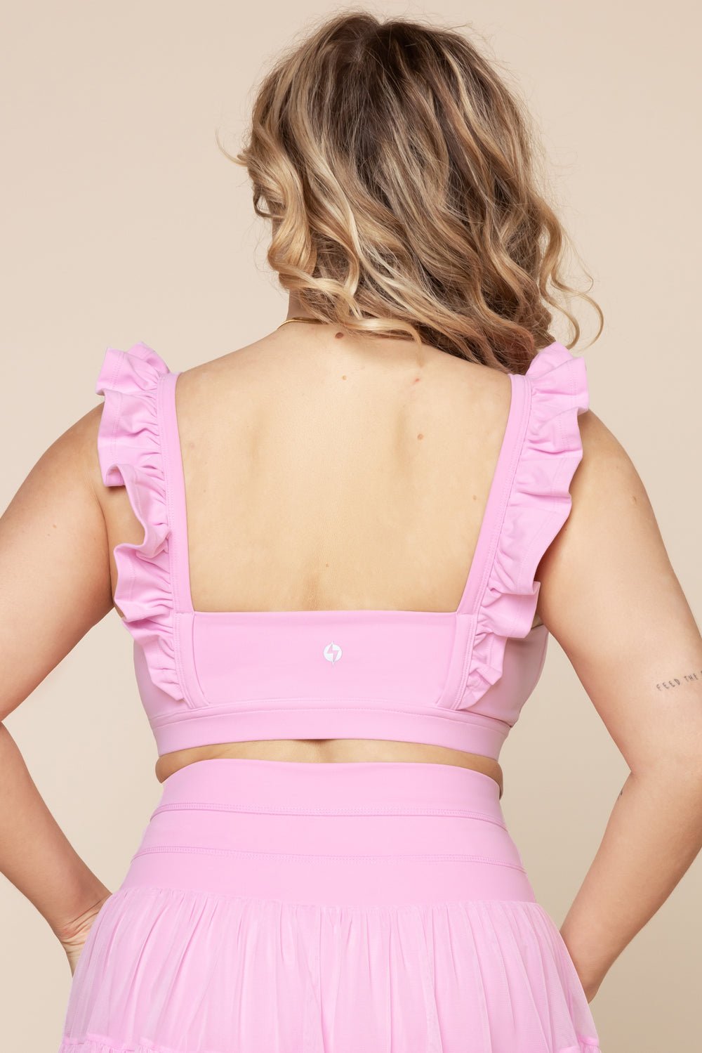 POPFLEX® Romance Ruffle Bra - Bubblegum