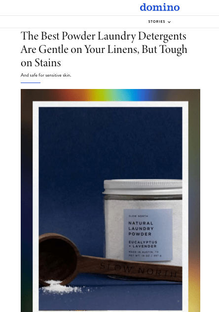 Slow North Laundry Powder - Eucalyptus + Lavender