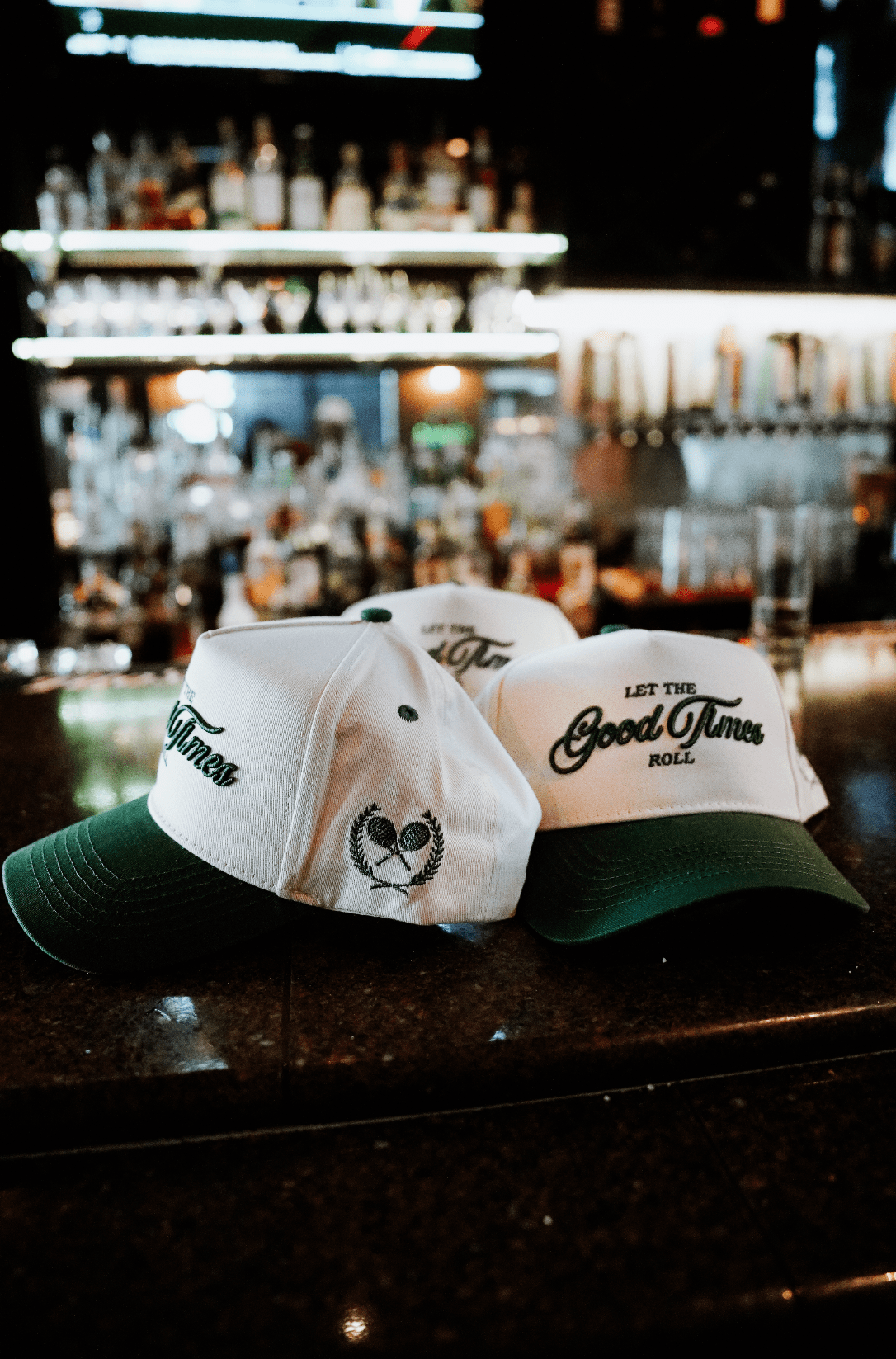 KenzKustomz Let the Good Times Roll - Green Vintage Trucker Hat