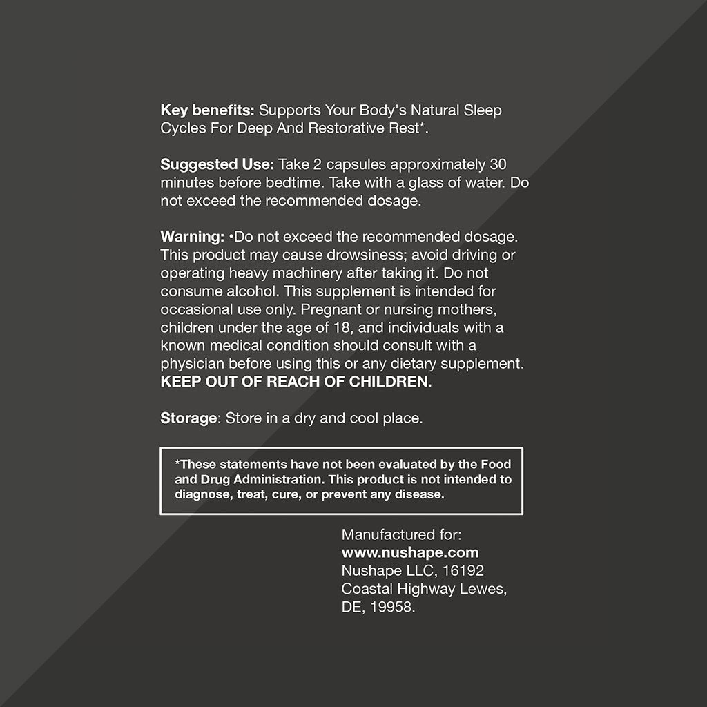 Nushape Sleep Complex: Dreamstate Formula