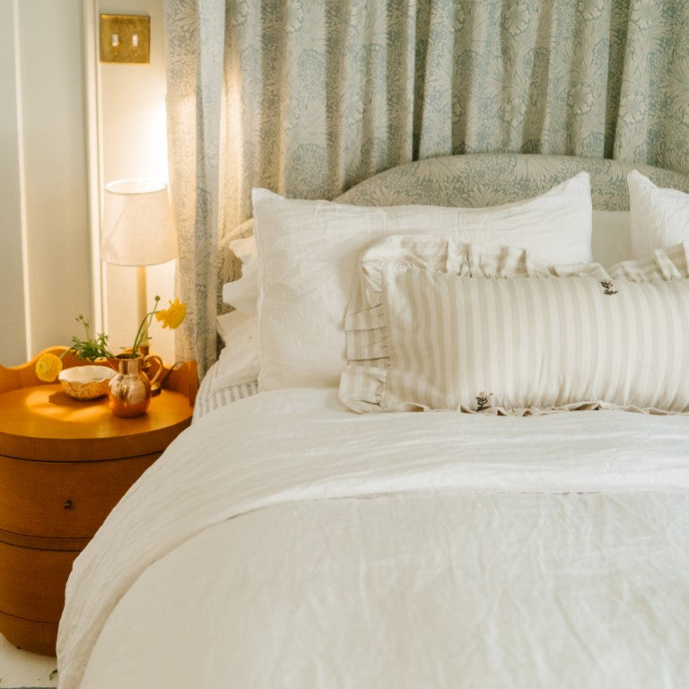 Frances Ruffled Lumbar Pillow