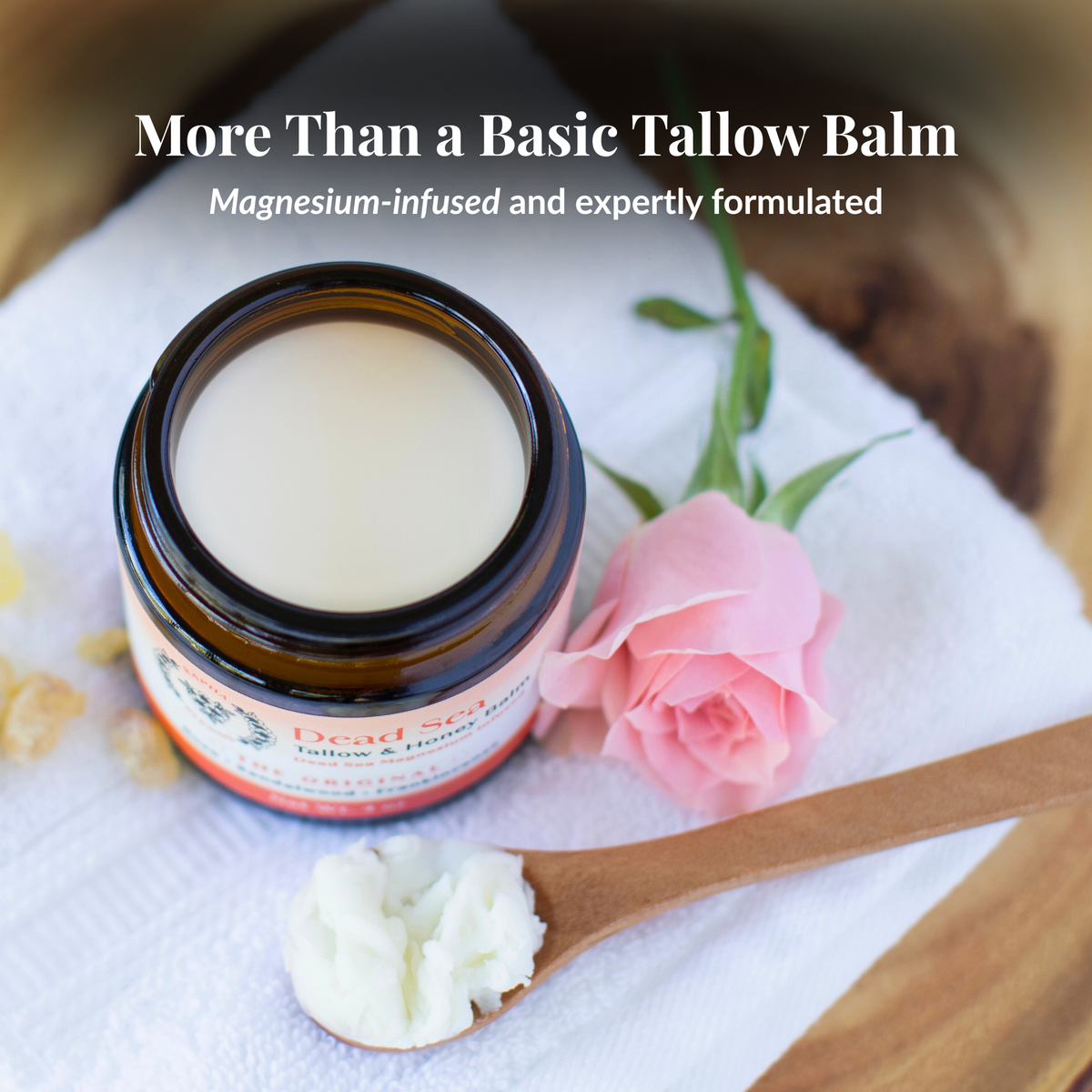 Magnesium Infused Tallow & Honey Balm