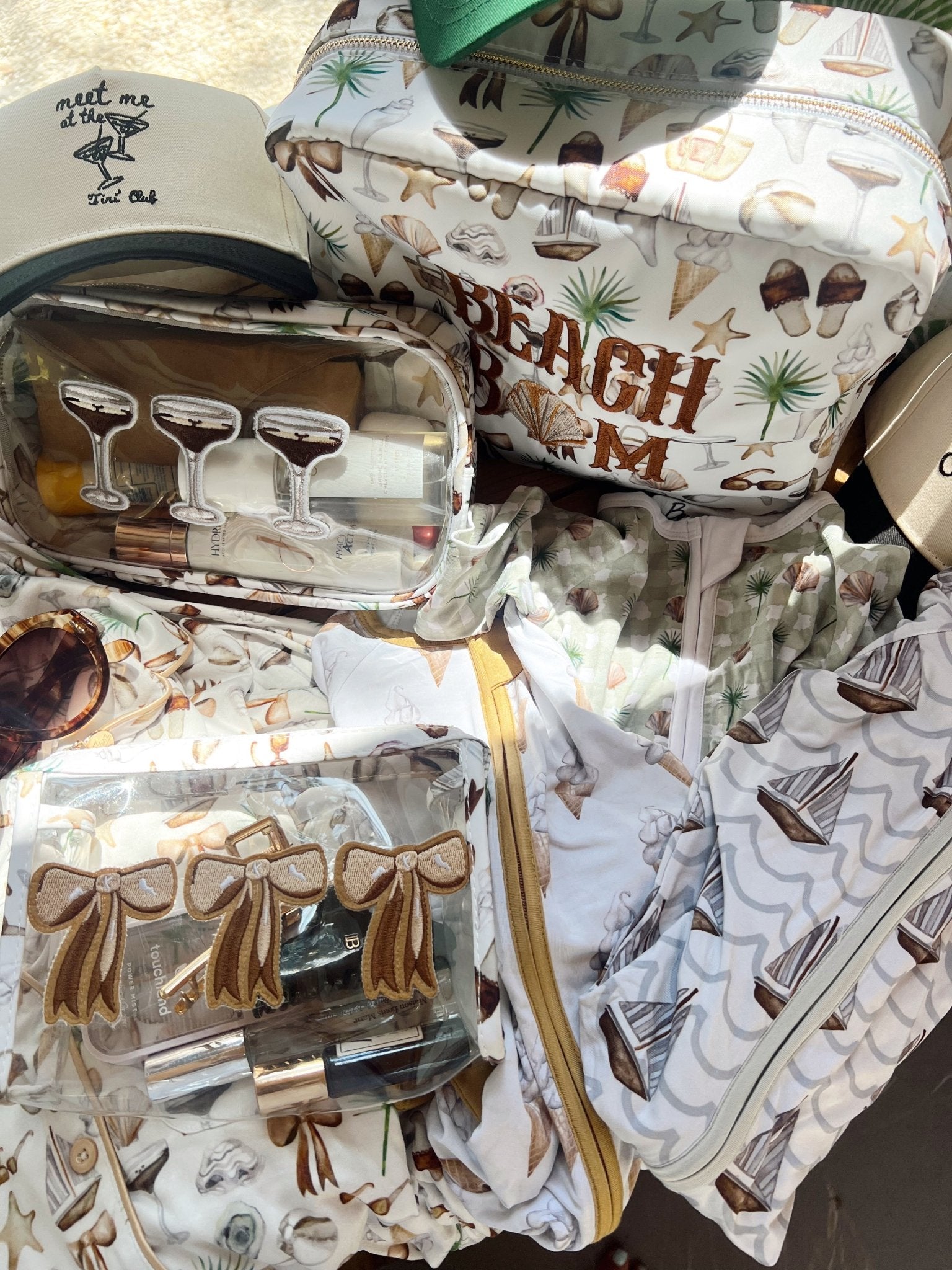 KenzKustomz Espresso Martinis - Neutral Coastal Cocktail Clear Large Bag