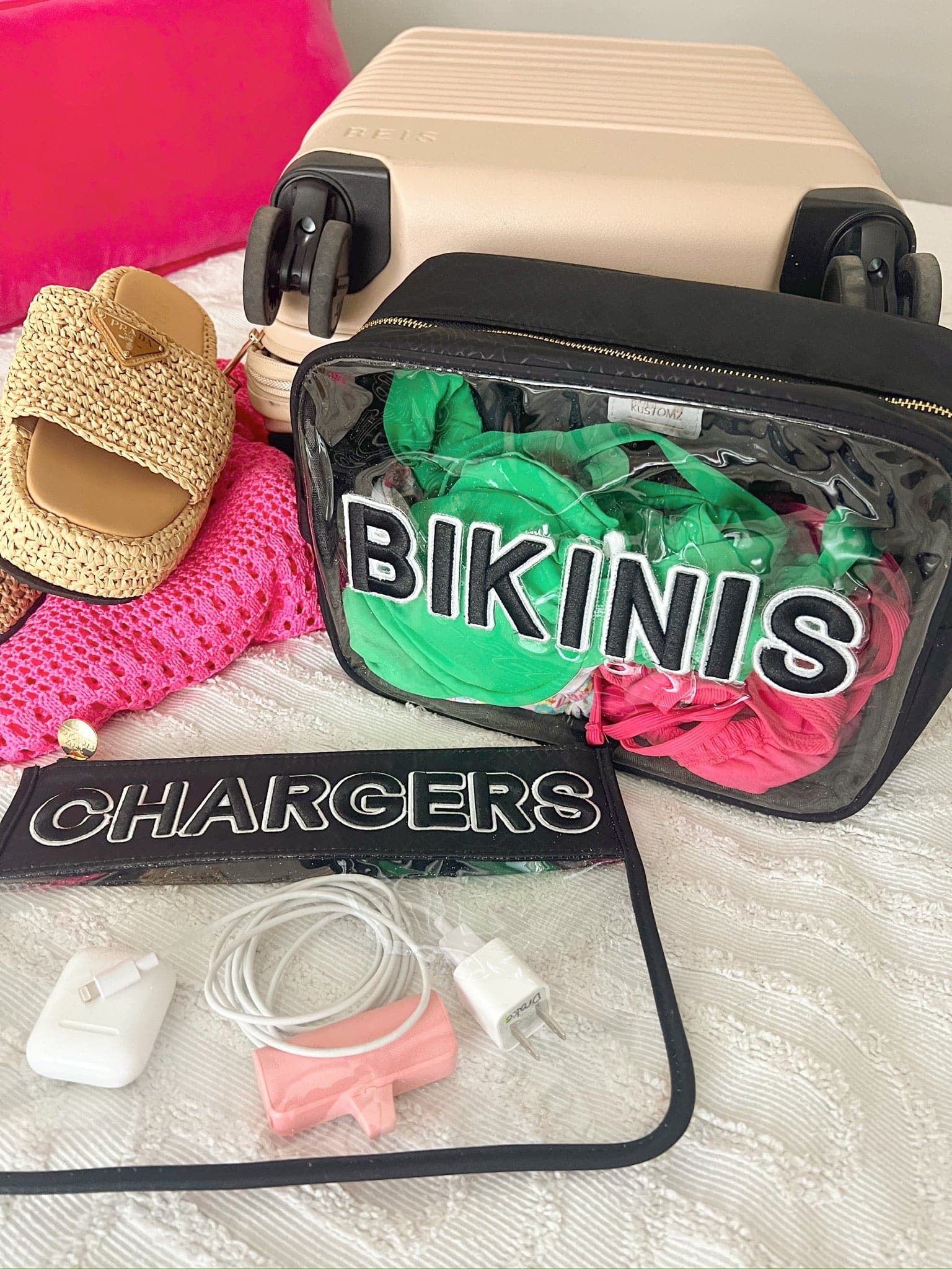 KenzKustomz Bikinis XL Clear - Black