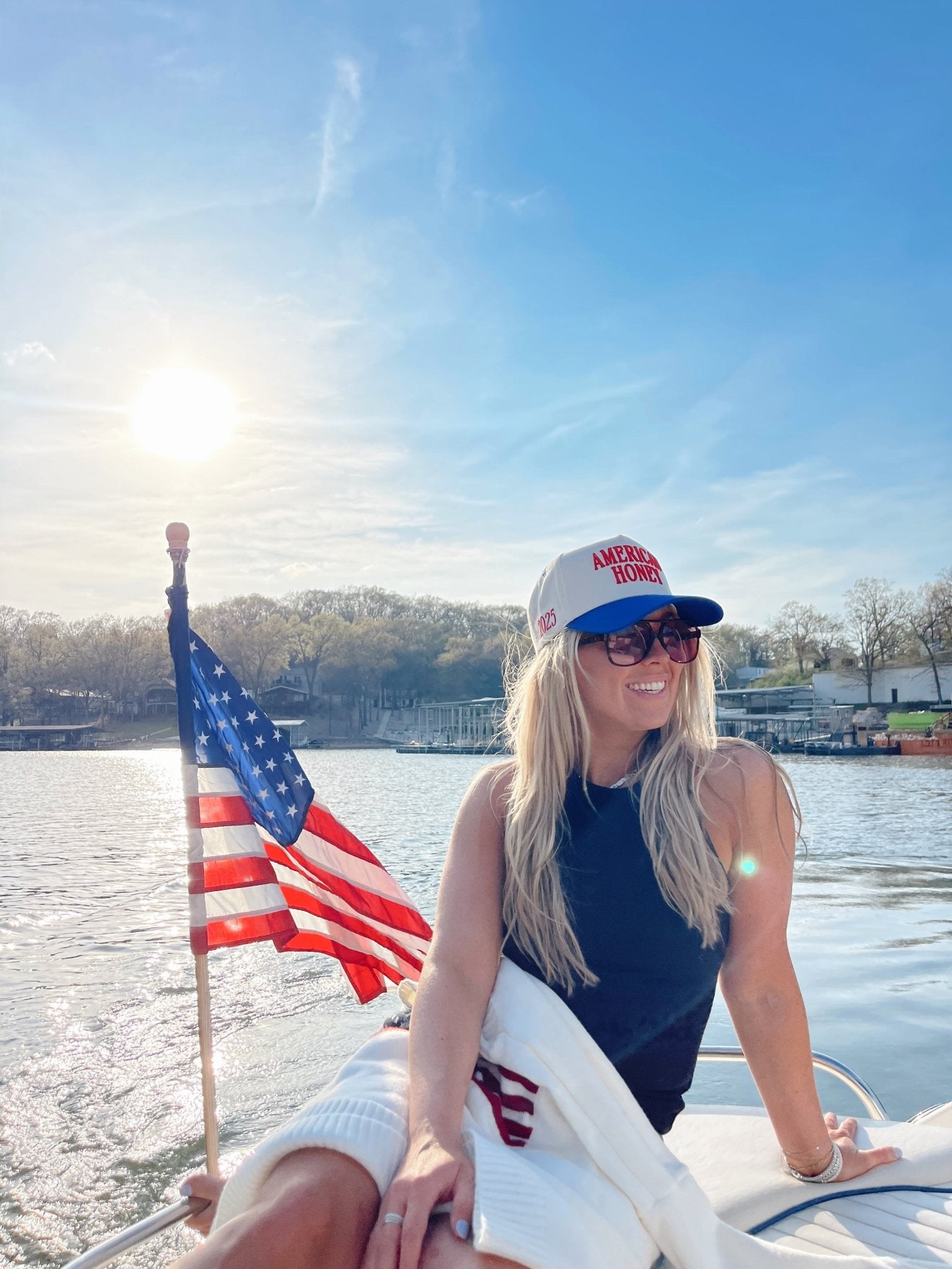 KenzKustomz American Honey Vintage Trucker Hat