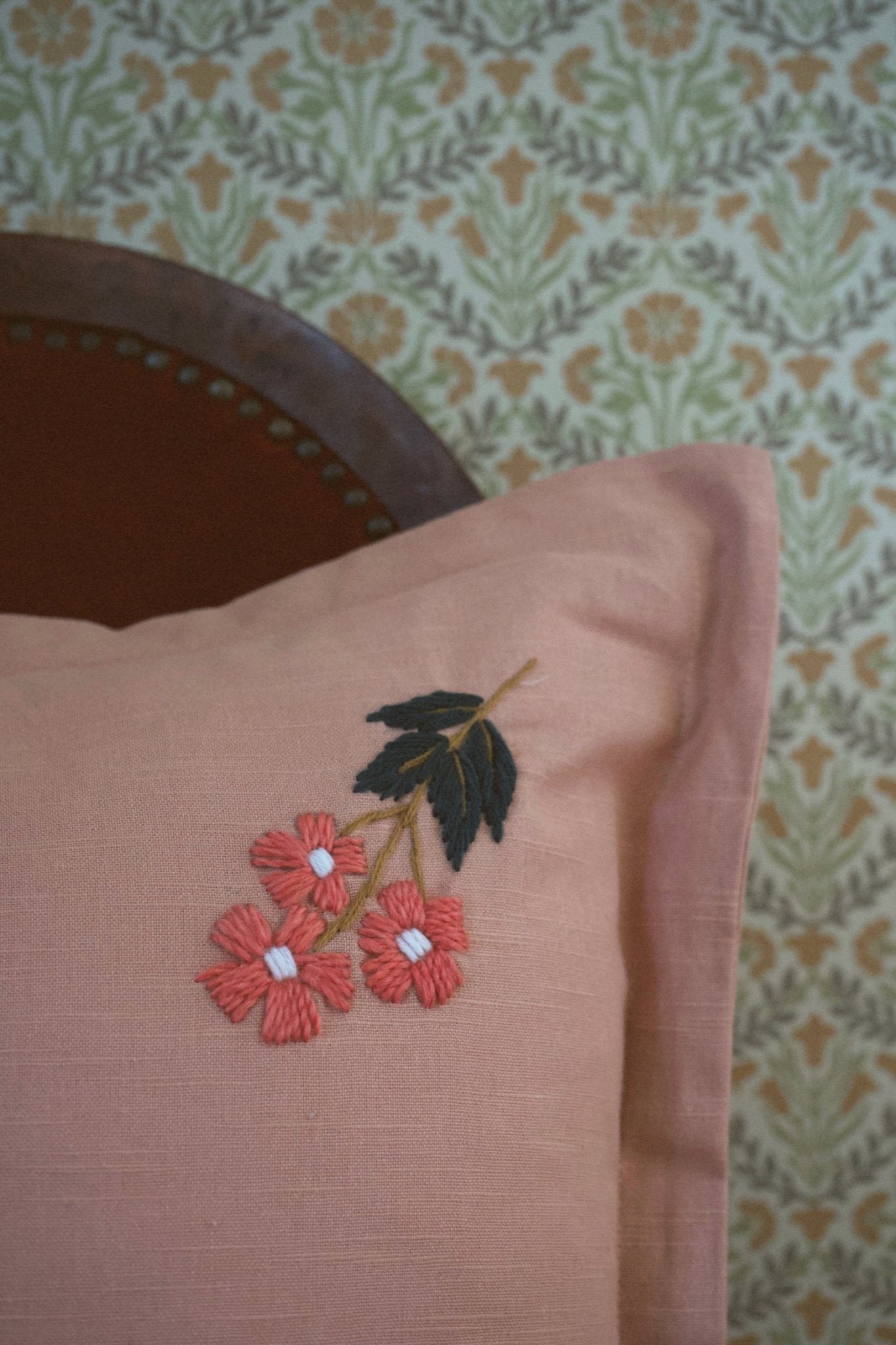 Galley & Fen Ada Clare Pillow (Dusty Pink)