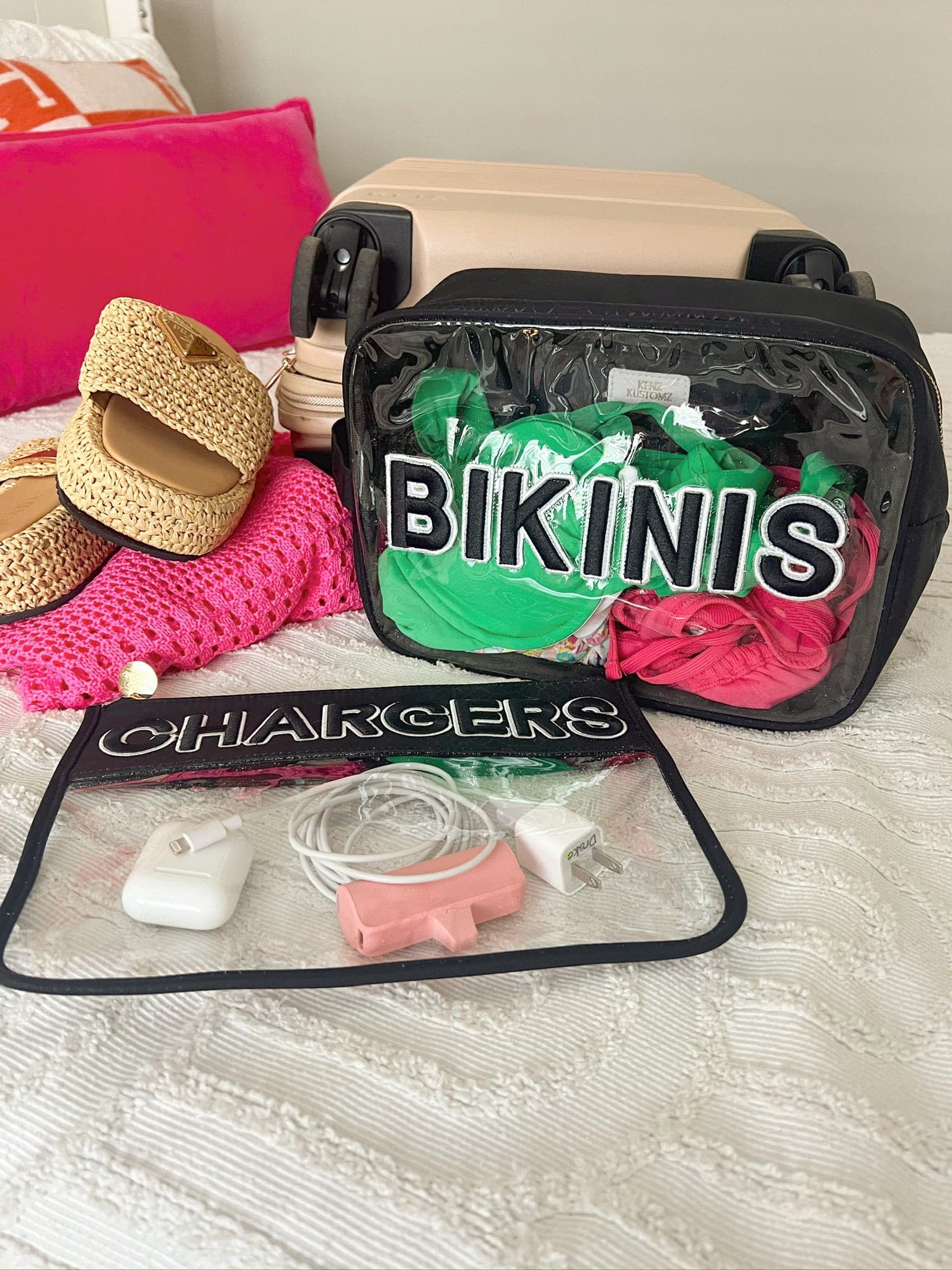 KenzKustomz Bikinis XL Clear - Black