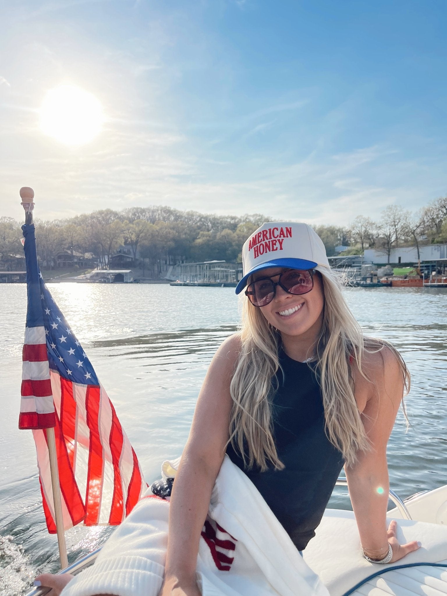 KenzKustomz American Honey Vintage Trucker Hat