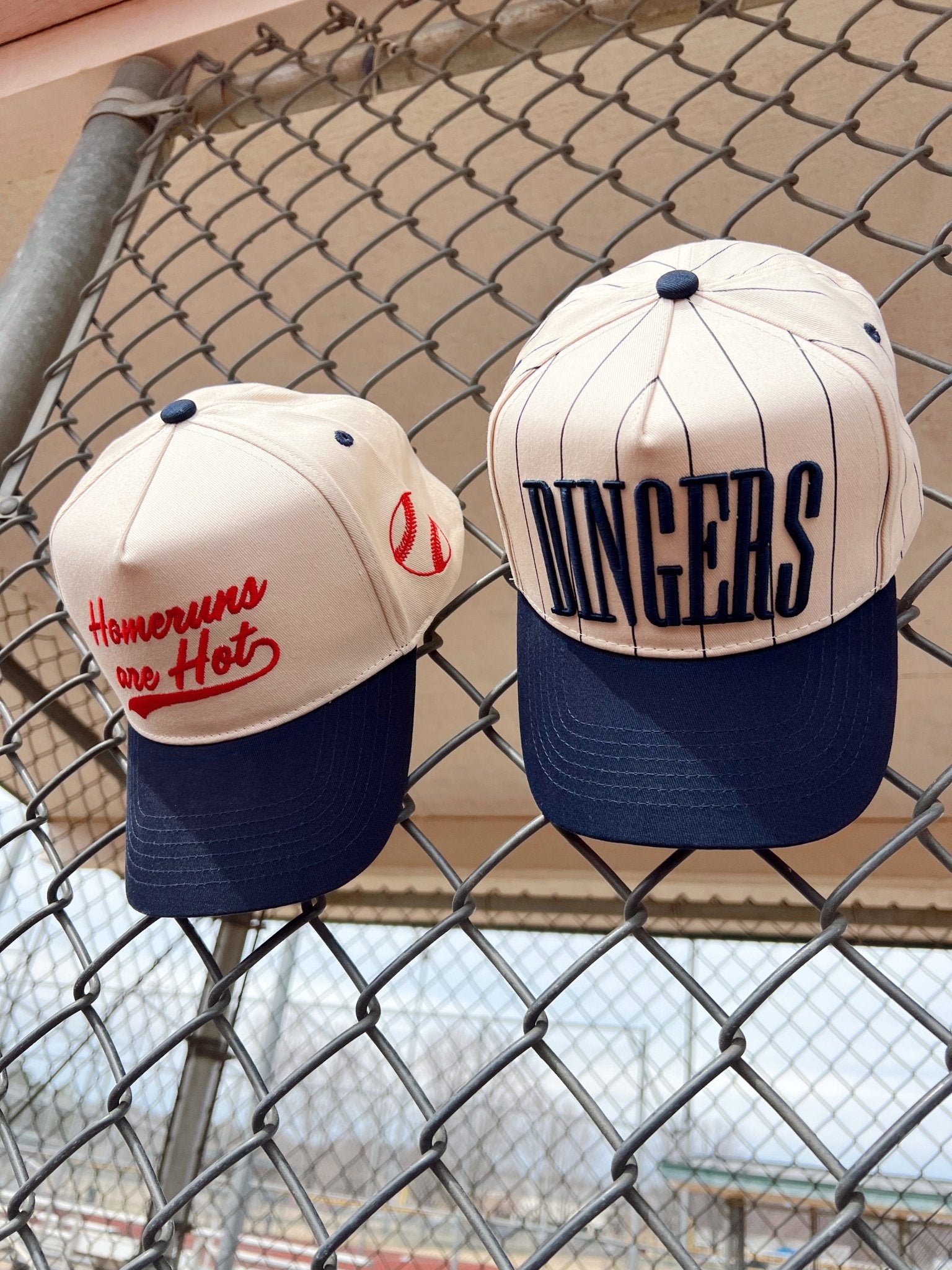 KenzKustomz Dingers - Stripe Vintage Trucker Hat