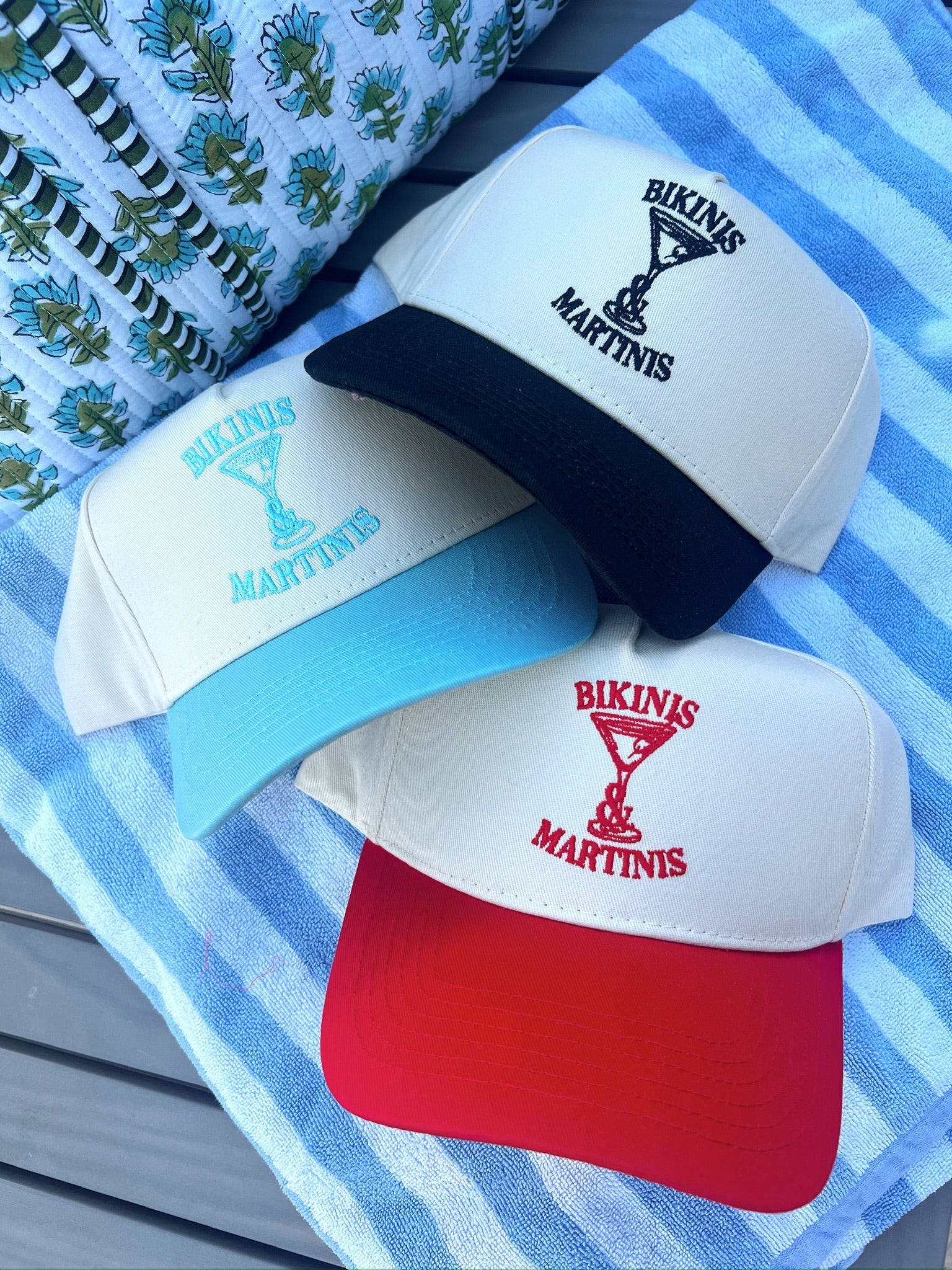 KenzKustomz Bikinis & Martinis Vintage Trucker Hat