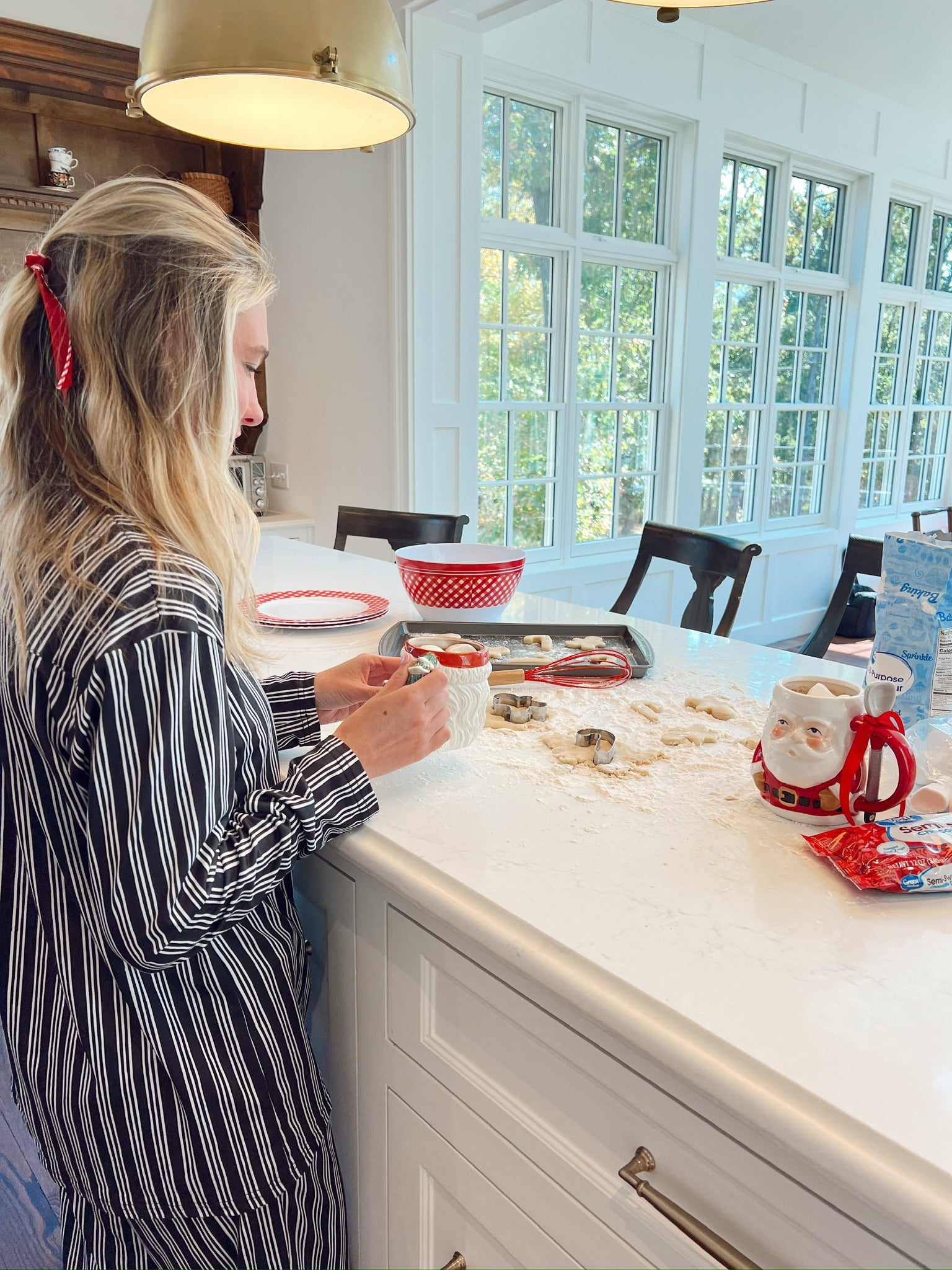 KenzKustomz Black Stripe Pajama Set