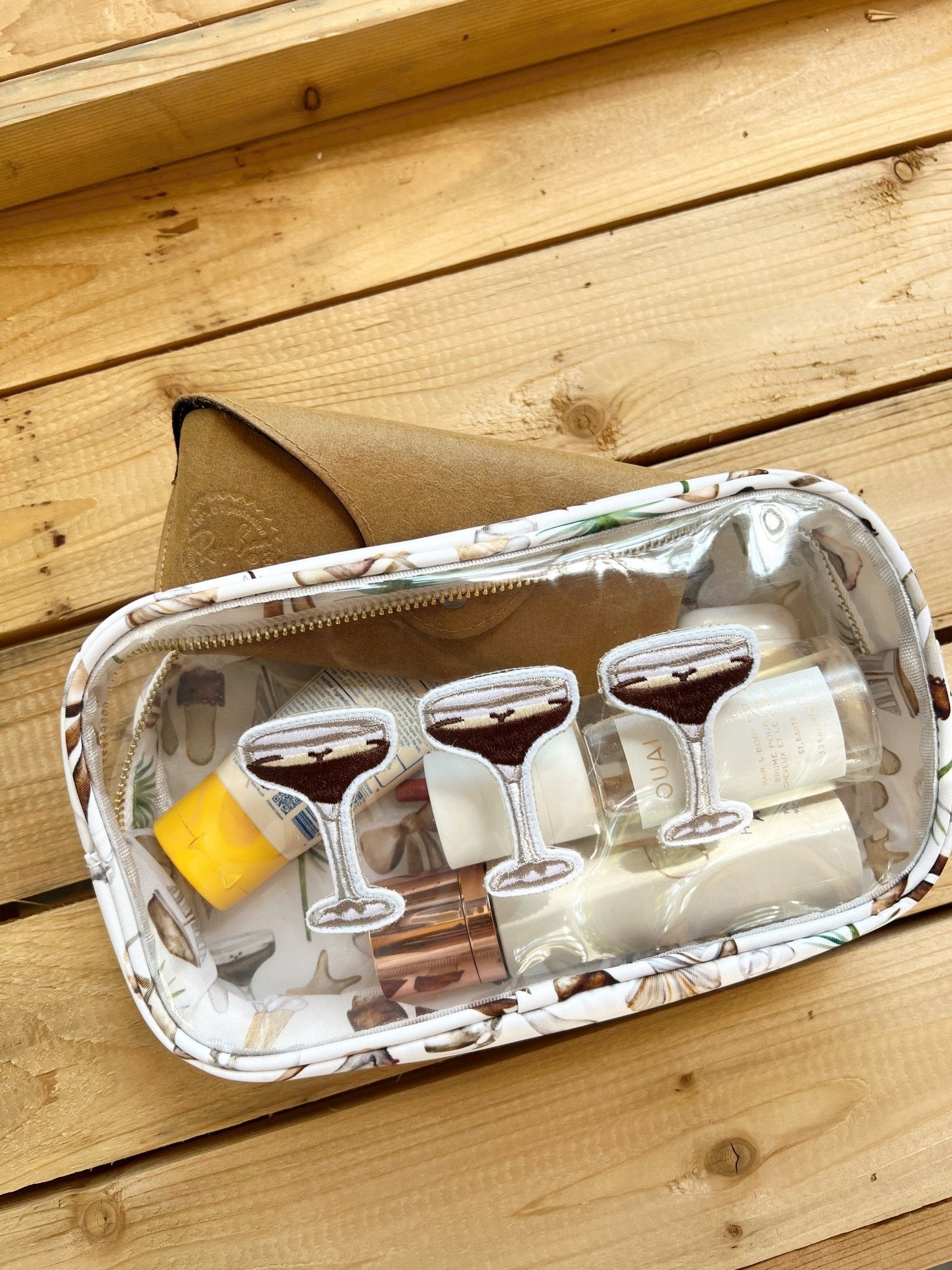 KenzKustomz Espresso Martinis - Neutral Coastal Cocktail Clear Large Bag