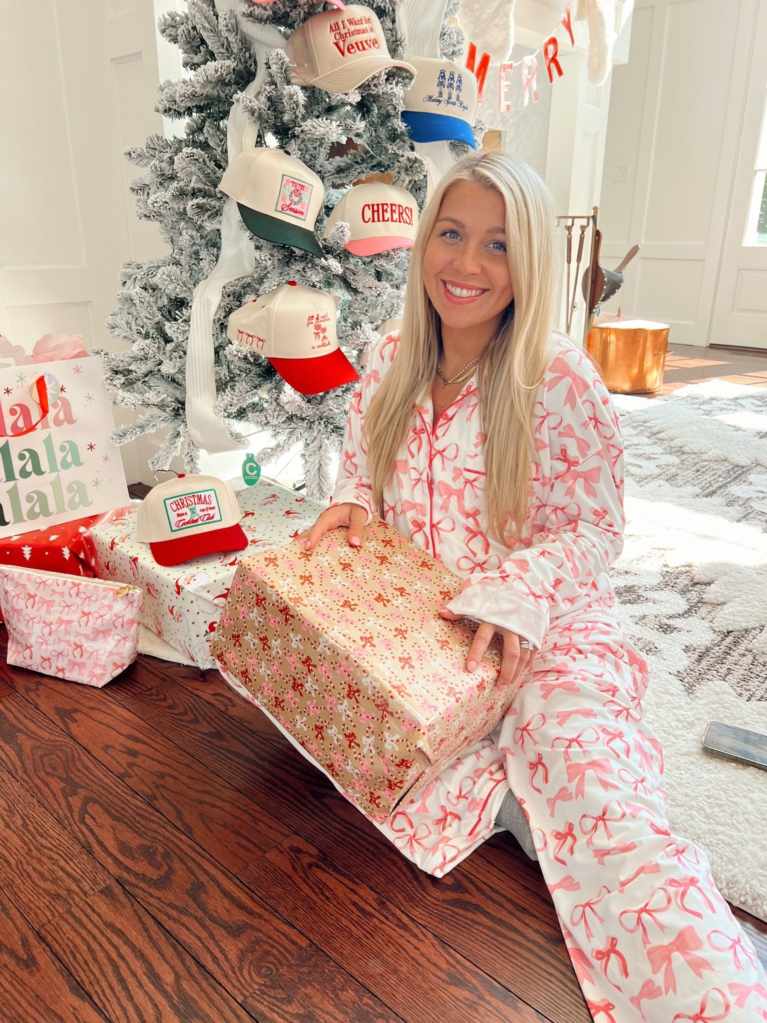 KenzKustomz Bows Pajama Set