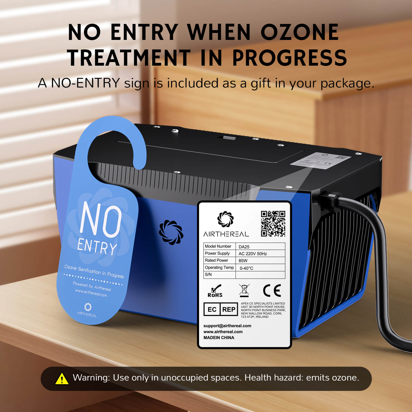 Airthereal DA25 Desktop Ozone Generator