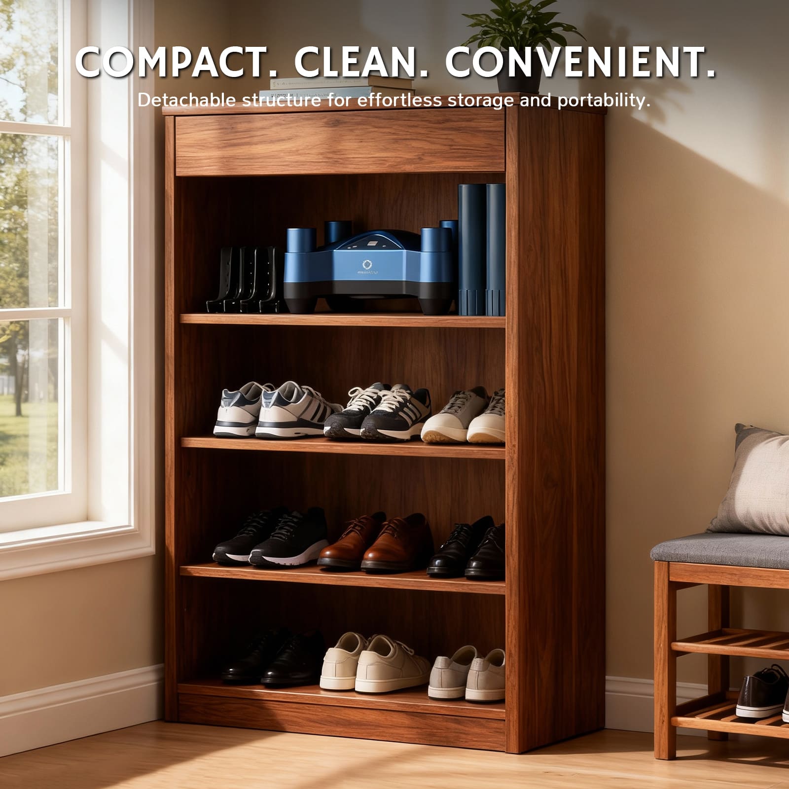 Airthereal SD20 Boot and Shoe Dryer and Deodorizer with Heat